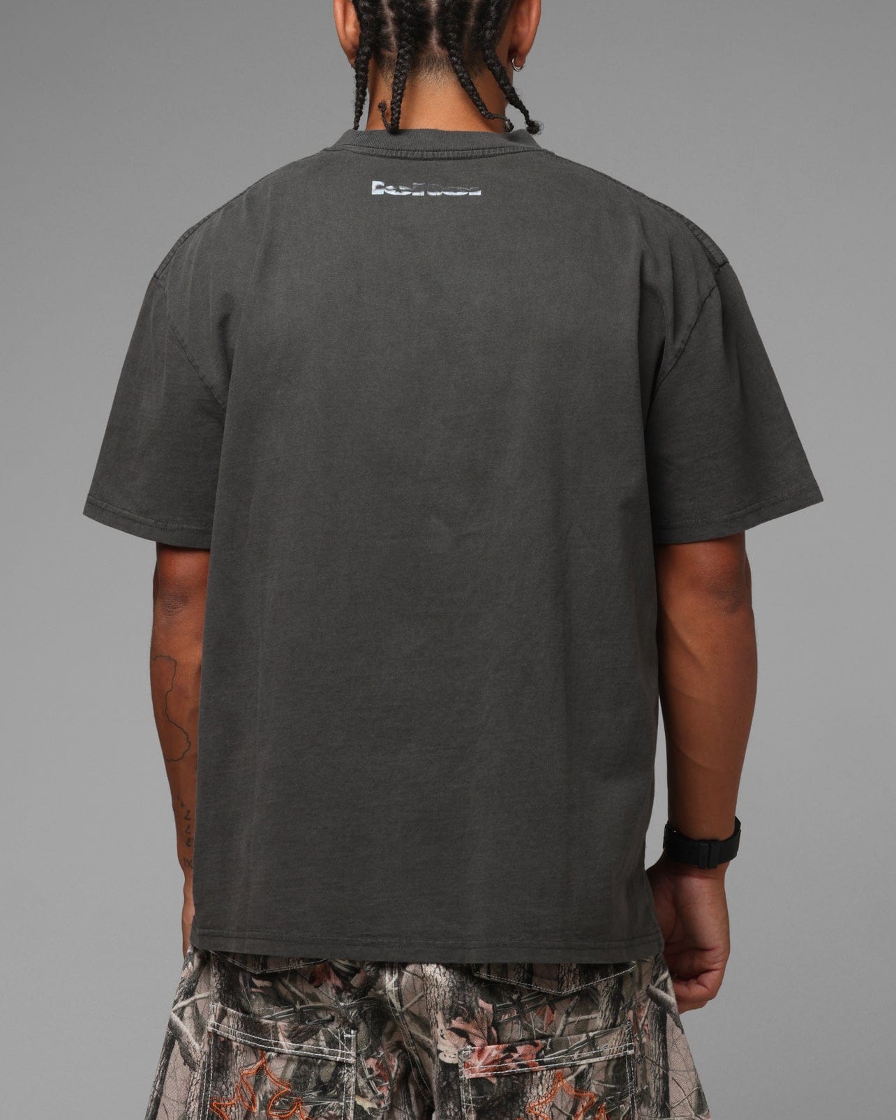 Loiter Afterimage T - Shirt Black Wash