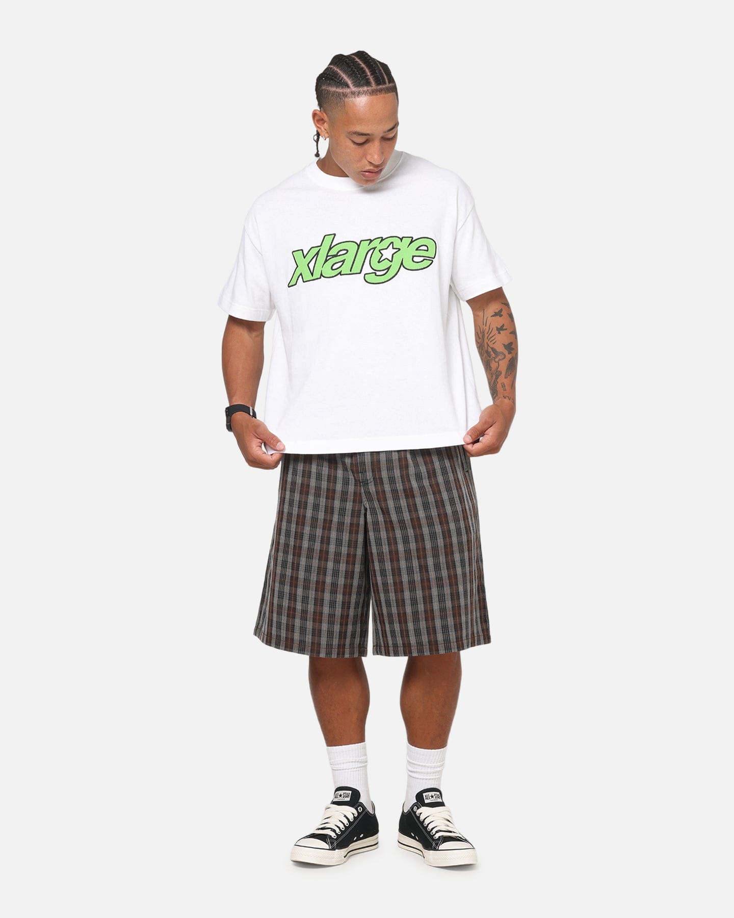 X - Large Baggy 91 Shorts Checkered