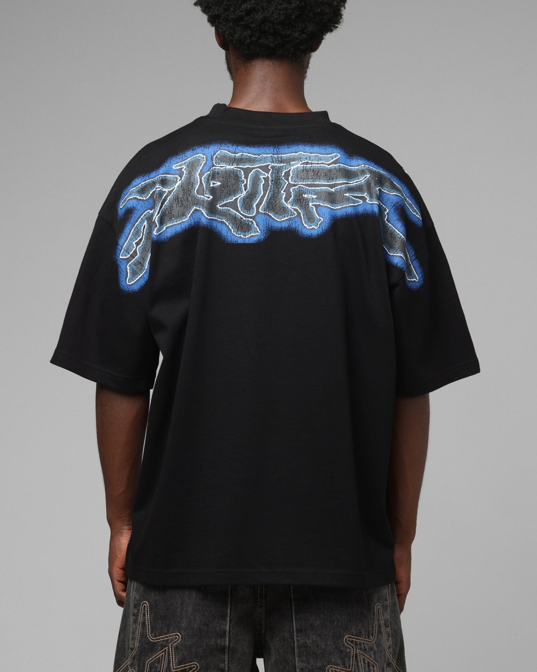 Loiter Airbrush Panther T - Shirt Black