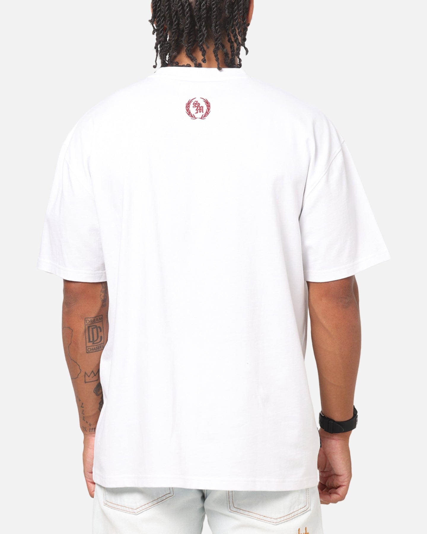Saint Morta Regal Scripture Boxy T - Shirt White