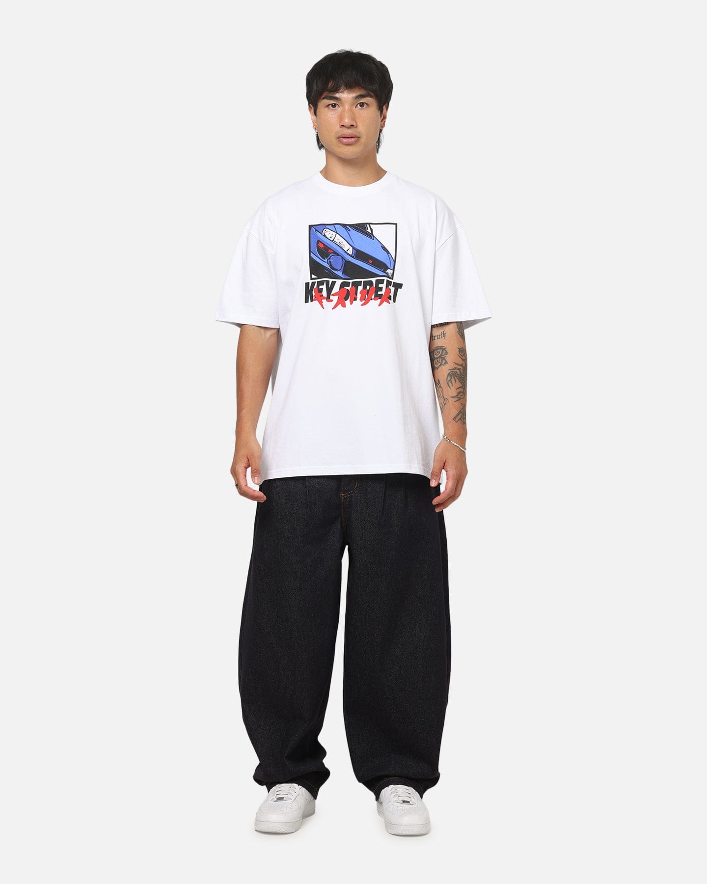 KEY Street Homage Heavy T - Shirt White