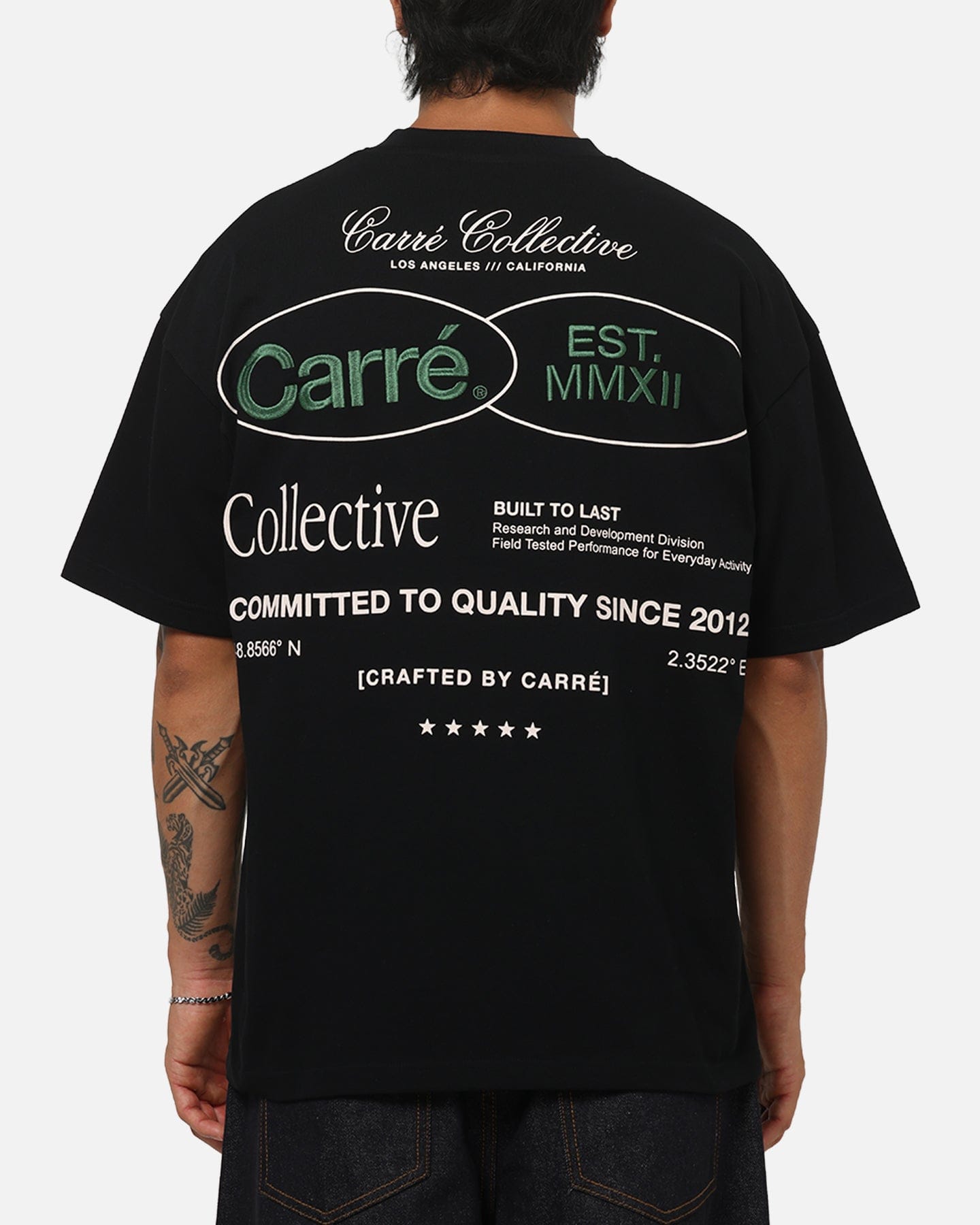 Carre Mmxii T - Shirt Black