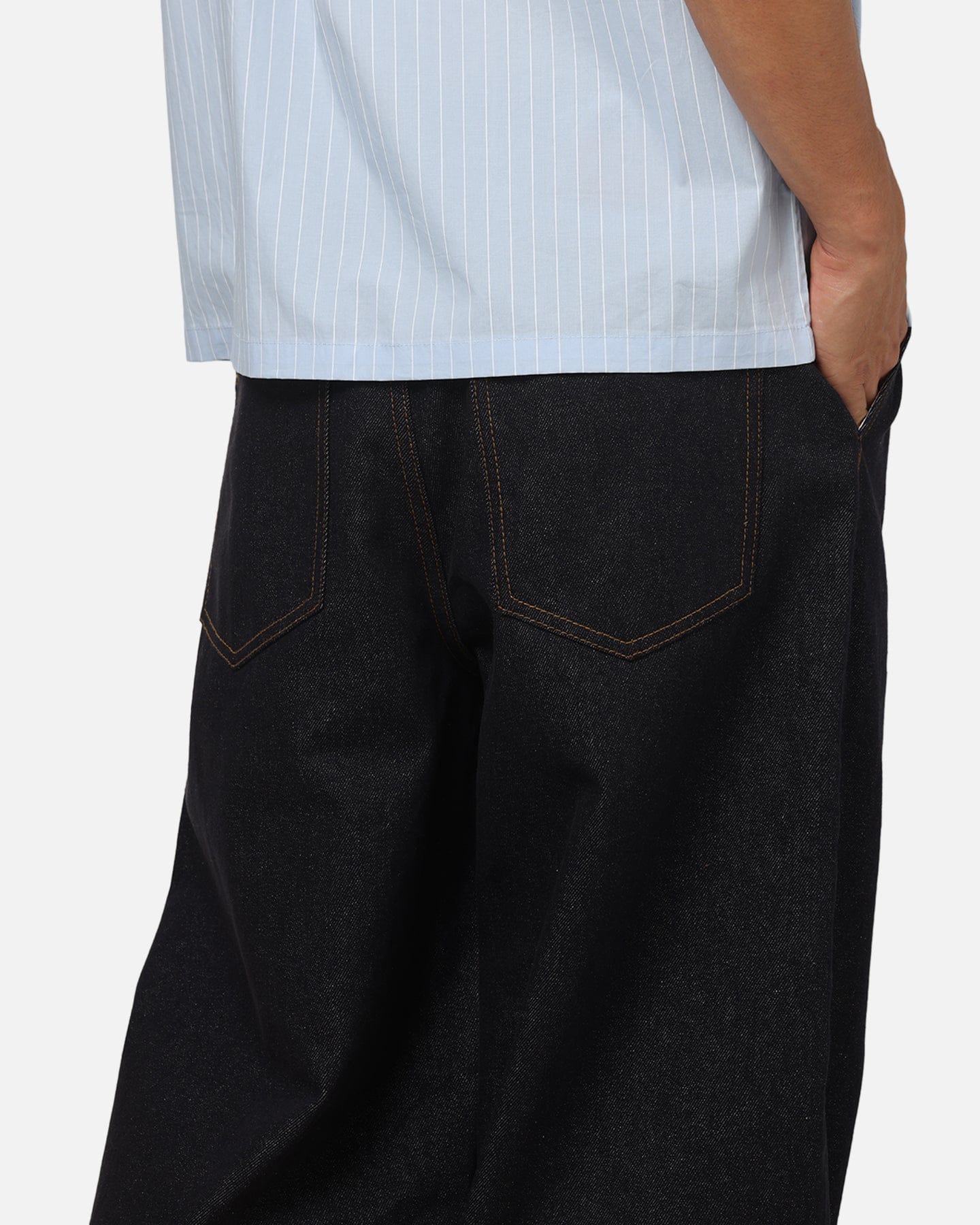 Carre Astor Pleated Jeans Raw Blue