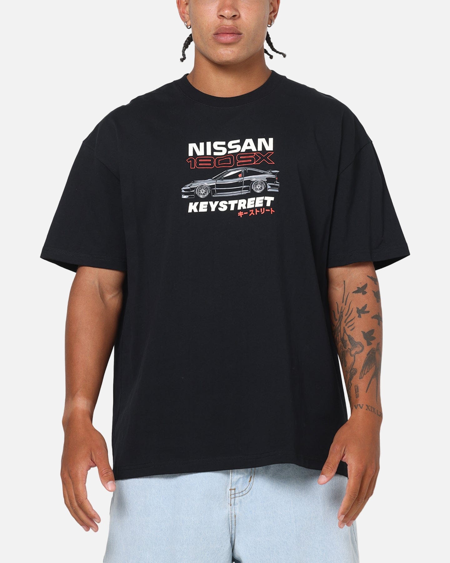 KEY Street Type x Heavy T - Shirt Black