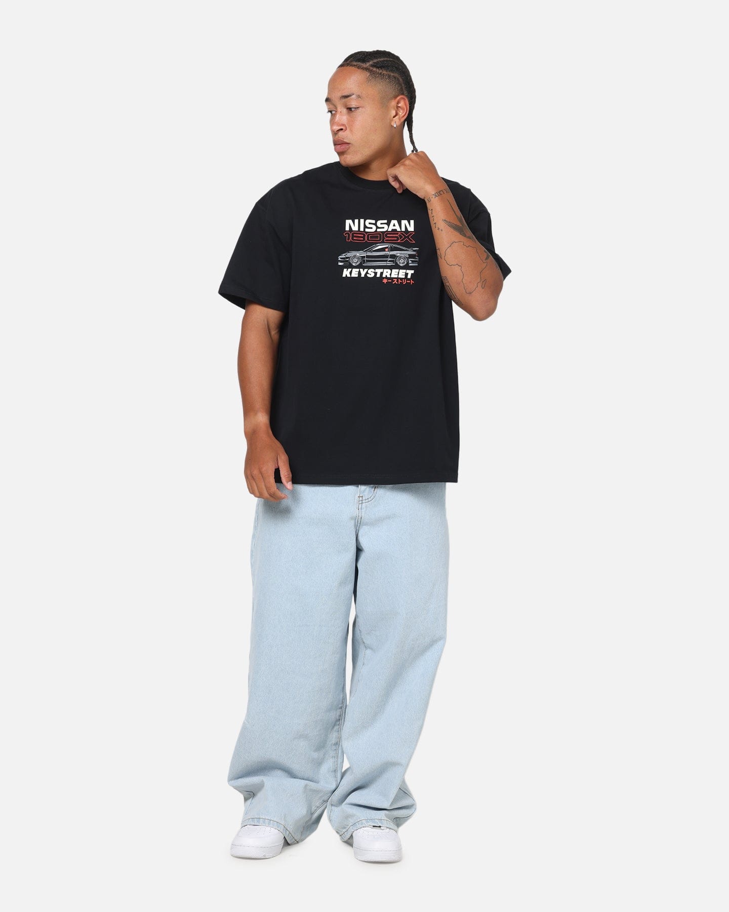 KEY Street Type x Heavy T - Shirt Black
