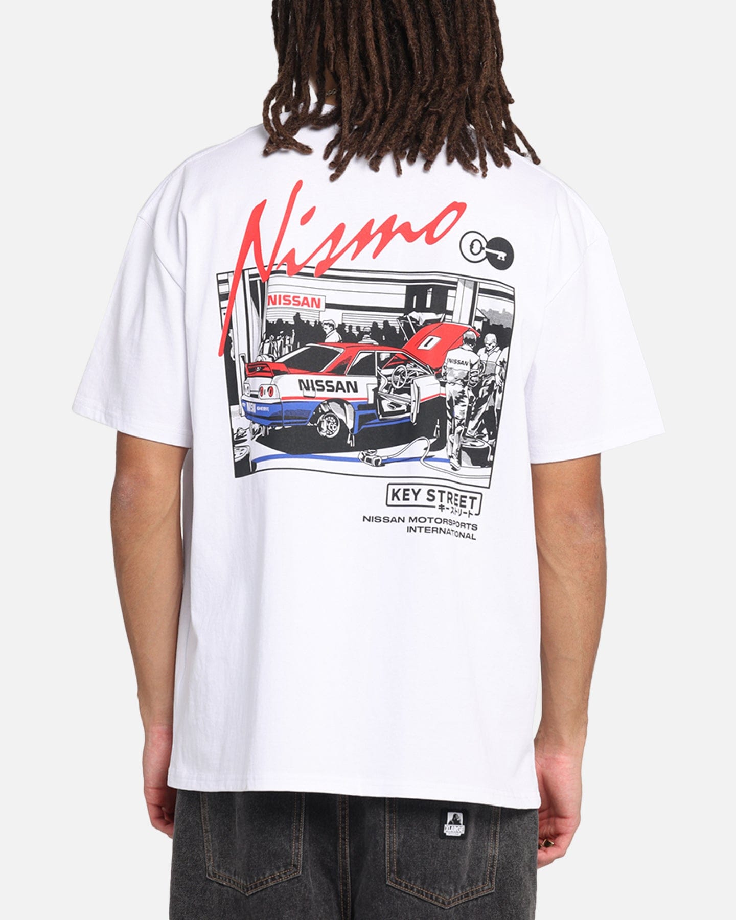 KEY Street Bathurst Pits T - Shirt White