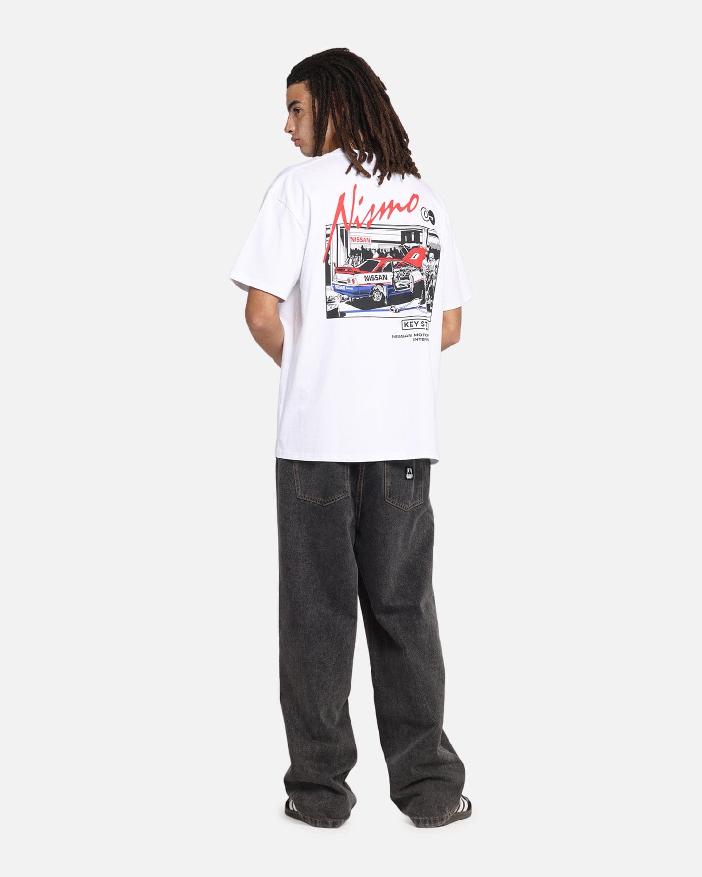 KEY Street Bathurst Pits T - Shirt White