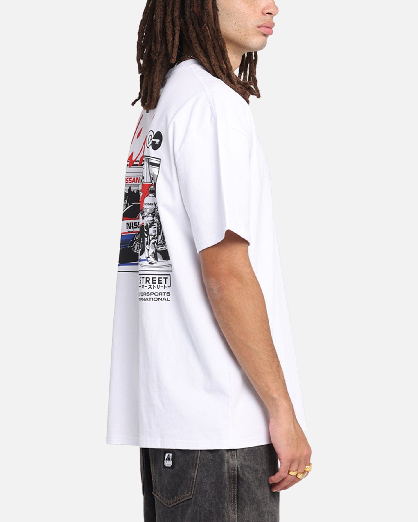 KEY Street Bathurst Pits T - Shirt White