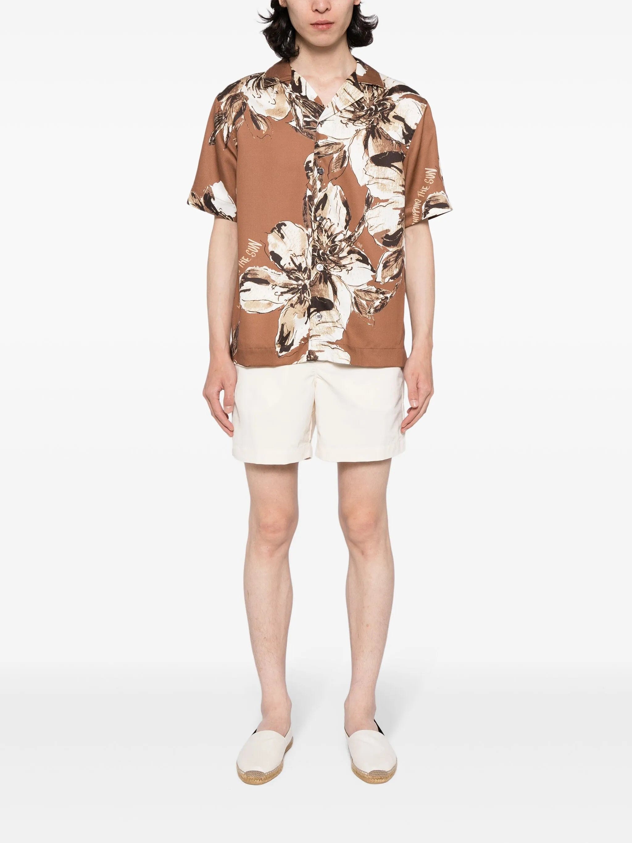CHÉ elasticated - waist swim shorts
