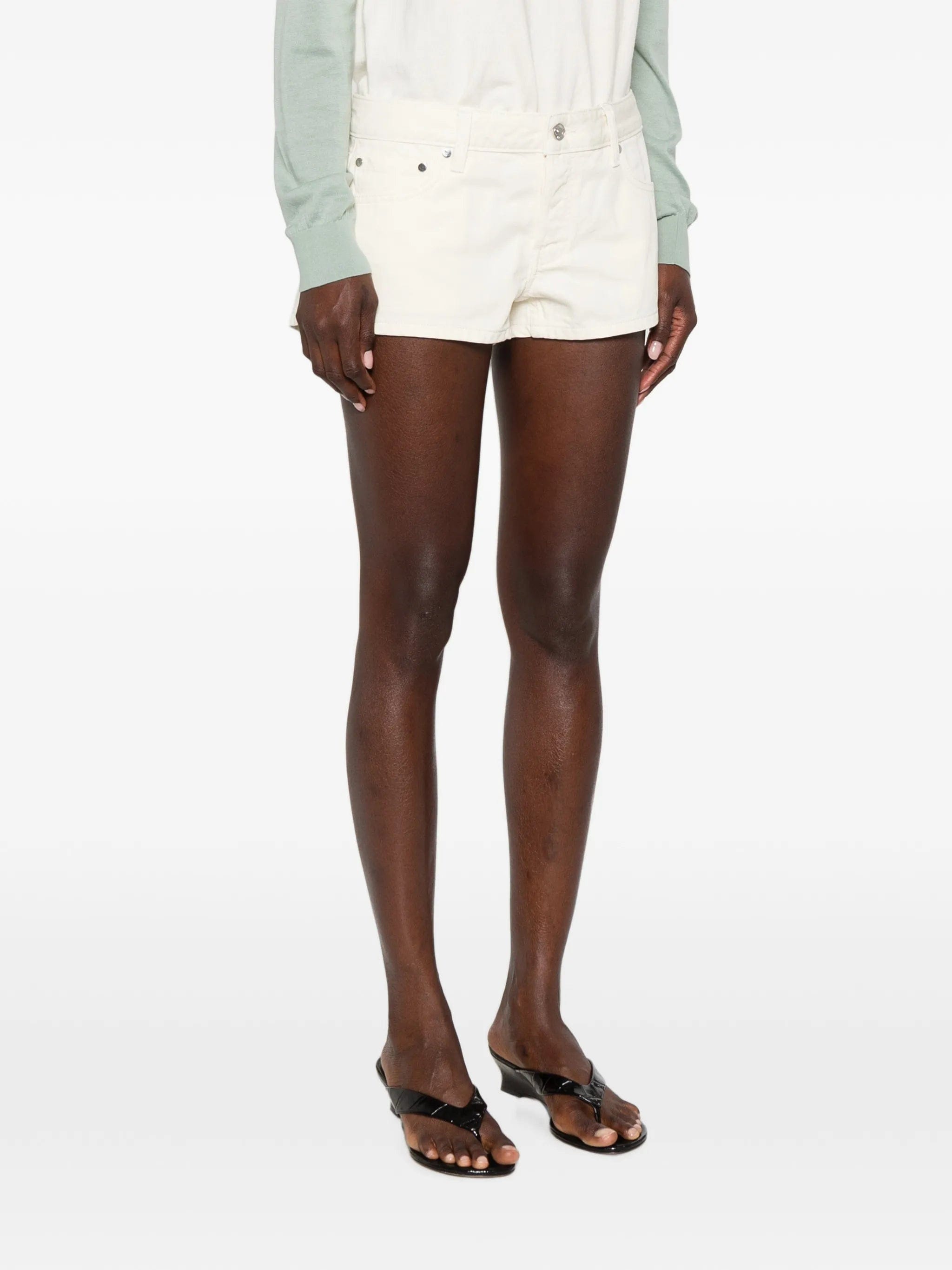 EB Denim Portman low - rise shorts