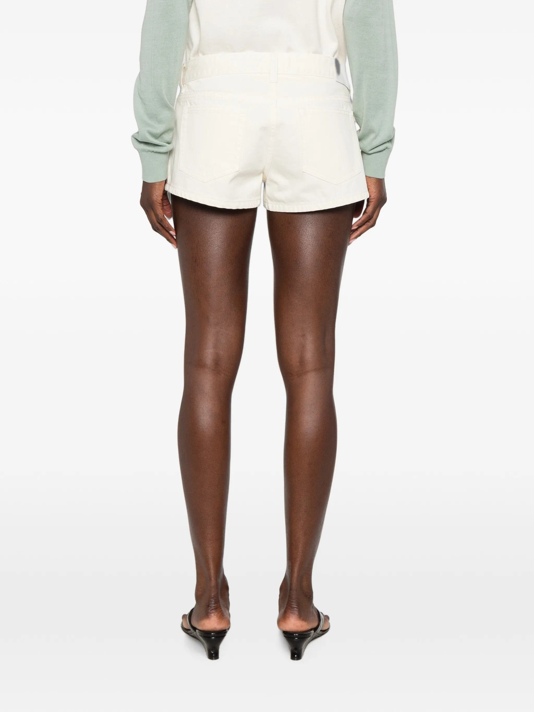 EB Denim Portman low - rise shorts