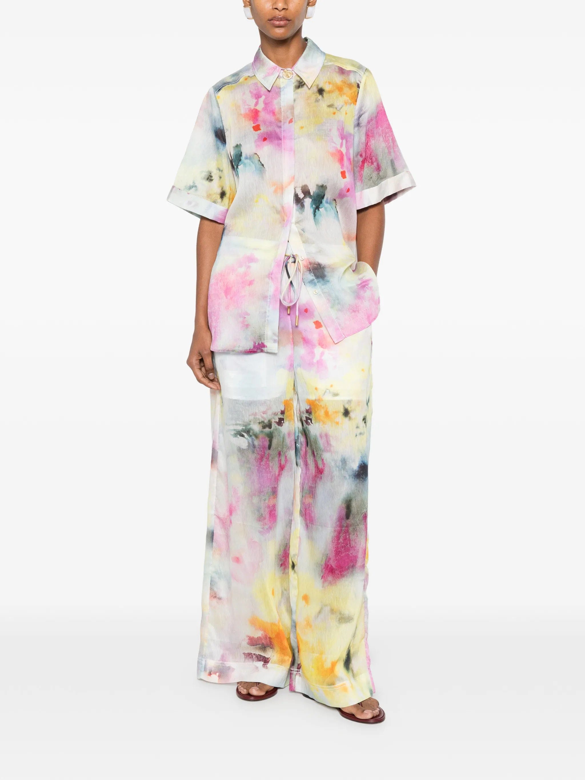 Aje Adina floral - print trousers