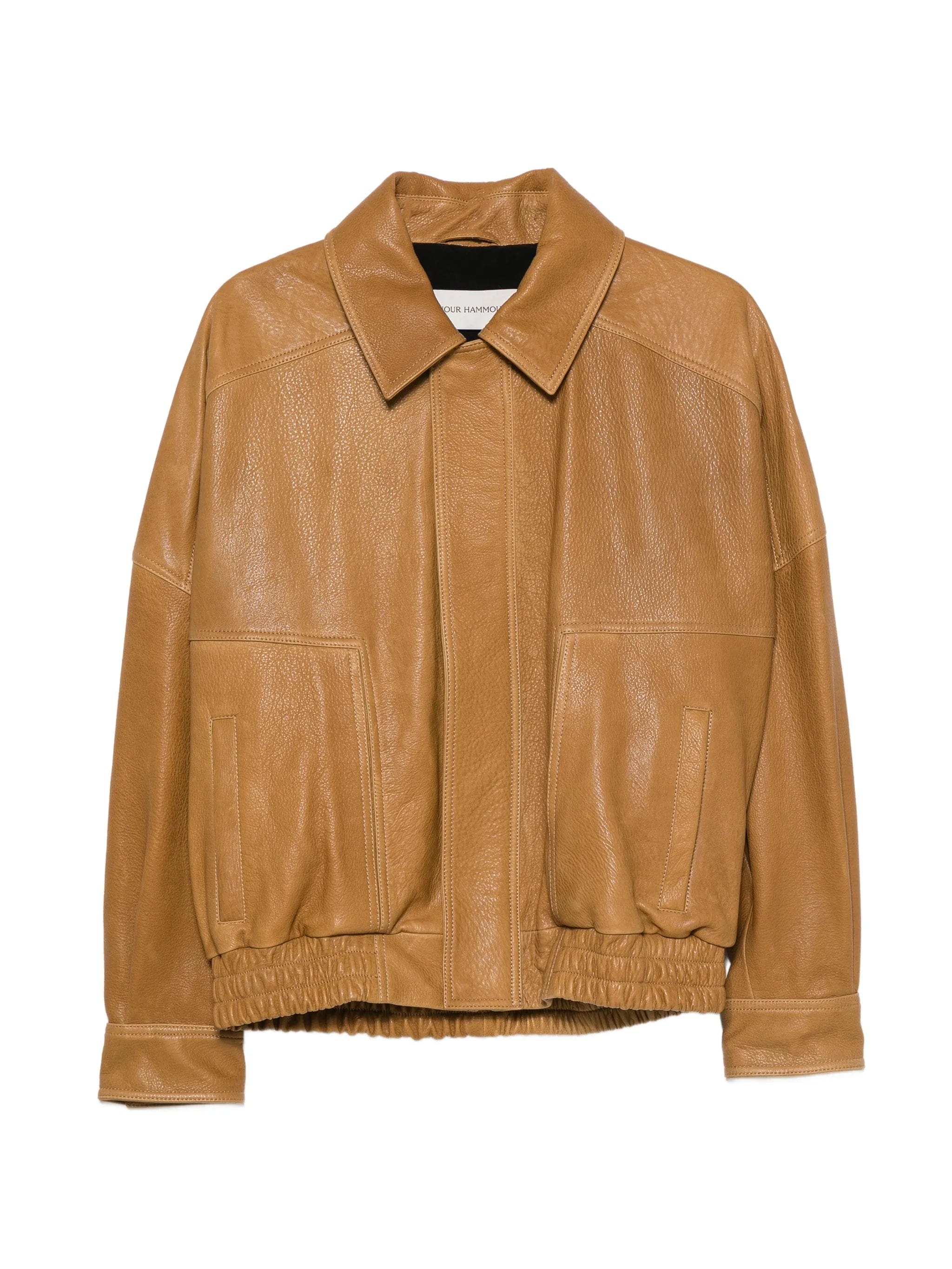 Nour Hammour Dalma leather jacket