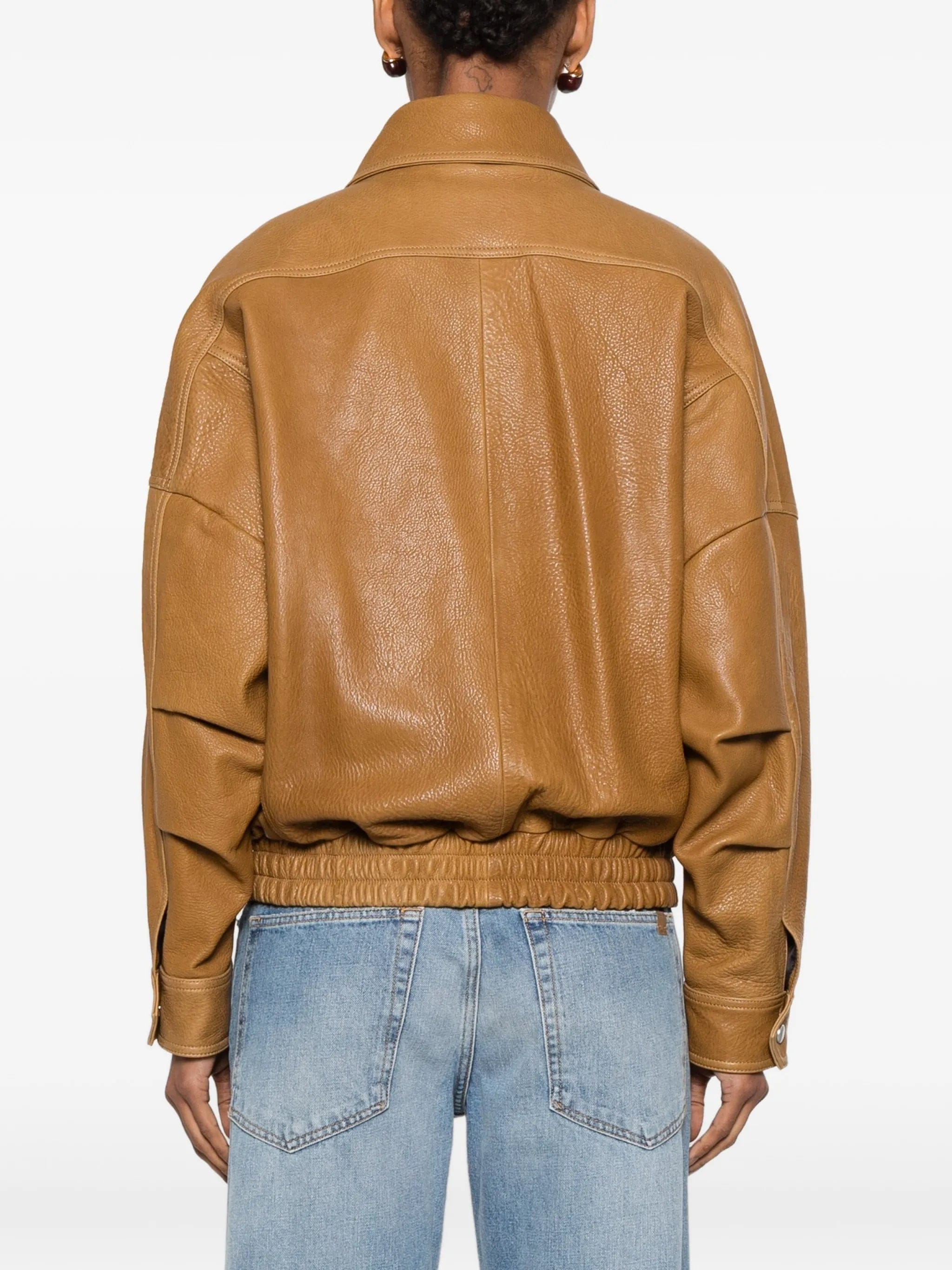 Nour Hammour Dalma leather jacket