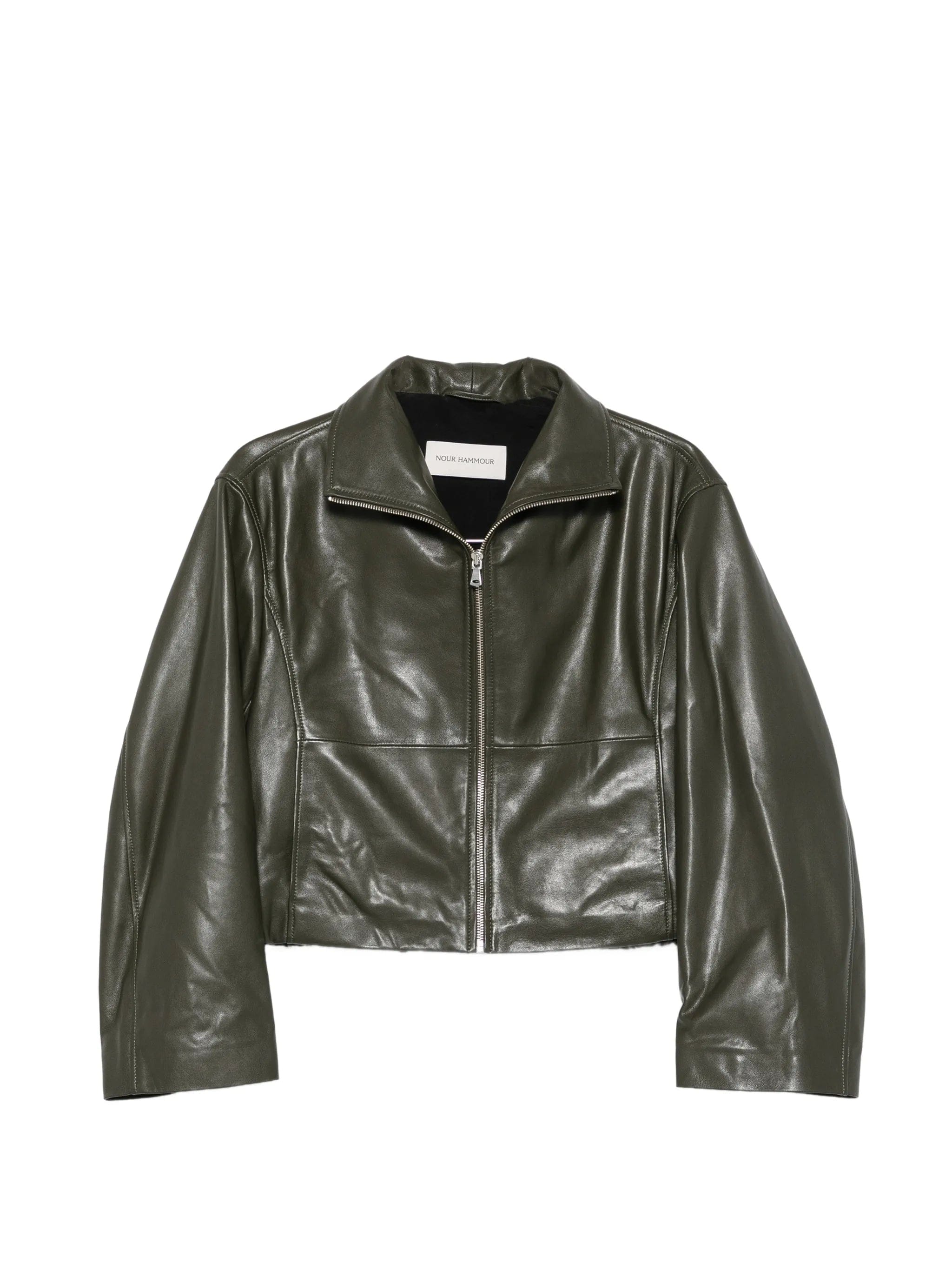 Nour Hammour Etienne leather jacket