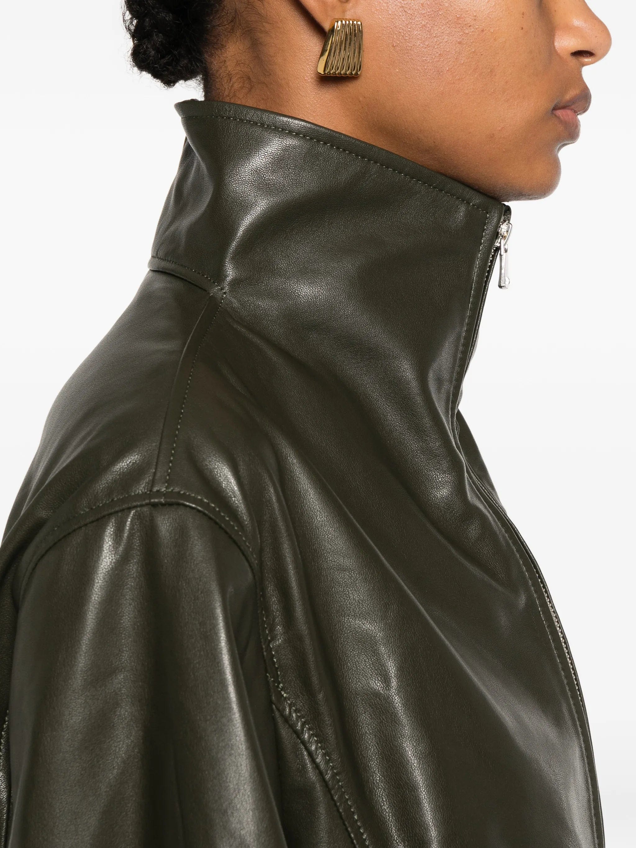 Nour Hammour Etienne leather jacket
