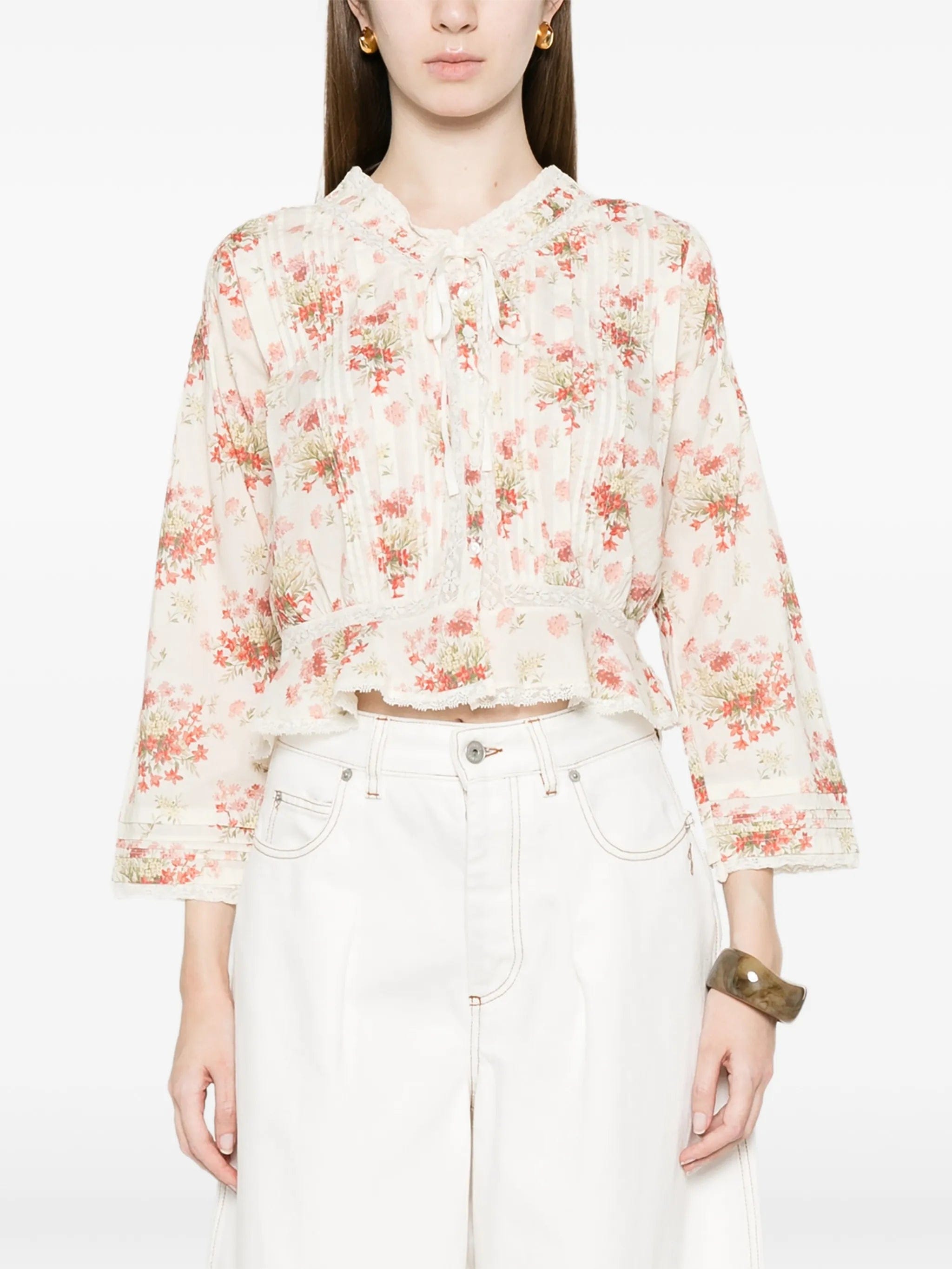 DÔEN Hillock lace blouse