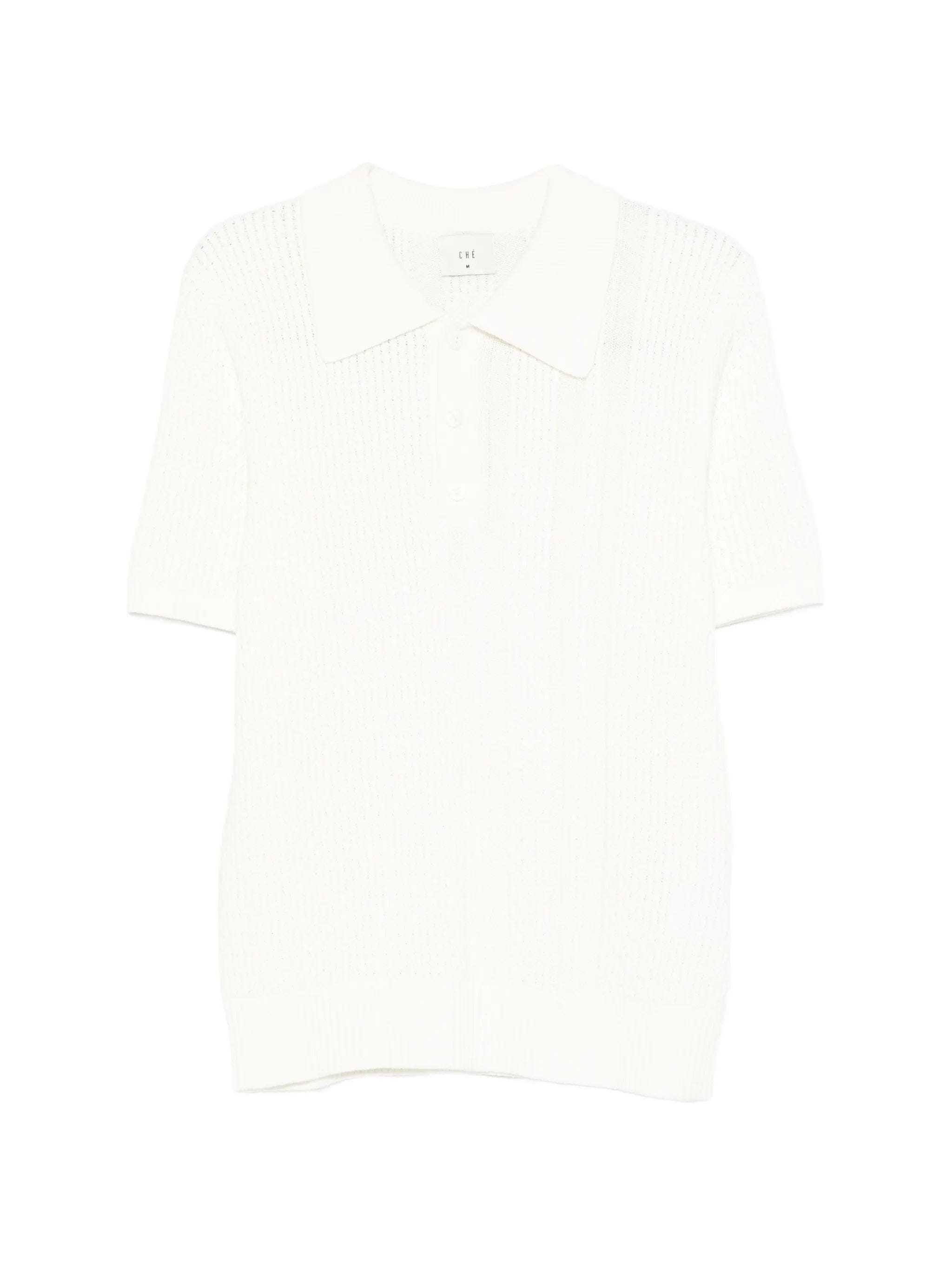 CHÉ textured polo shirt