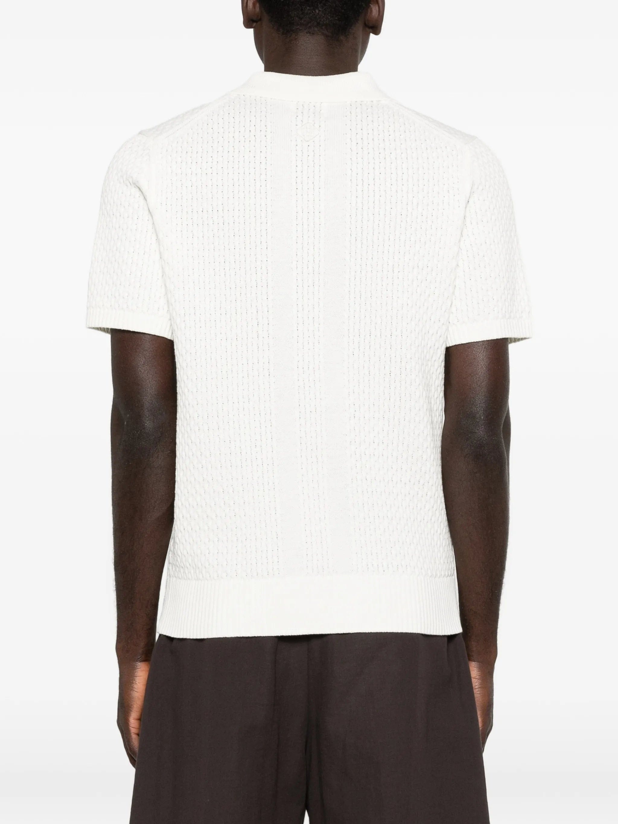 CHÉ textured polo shirt