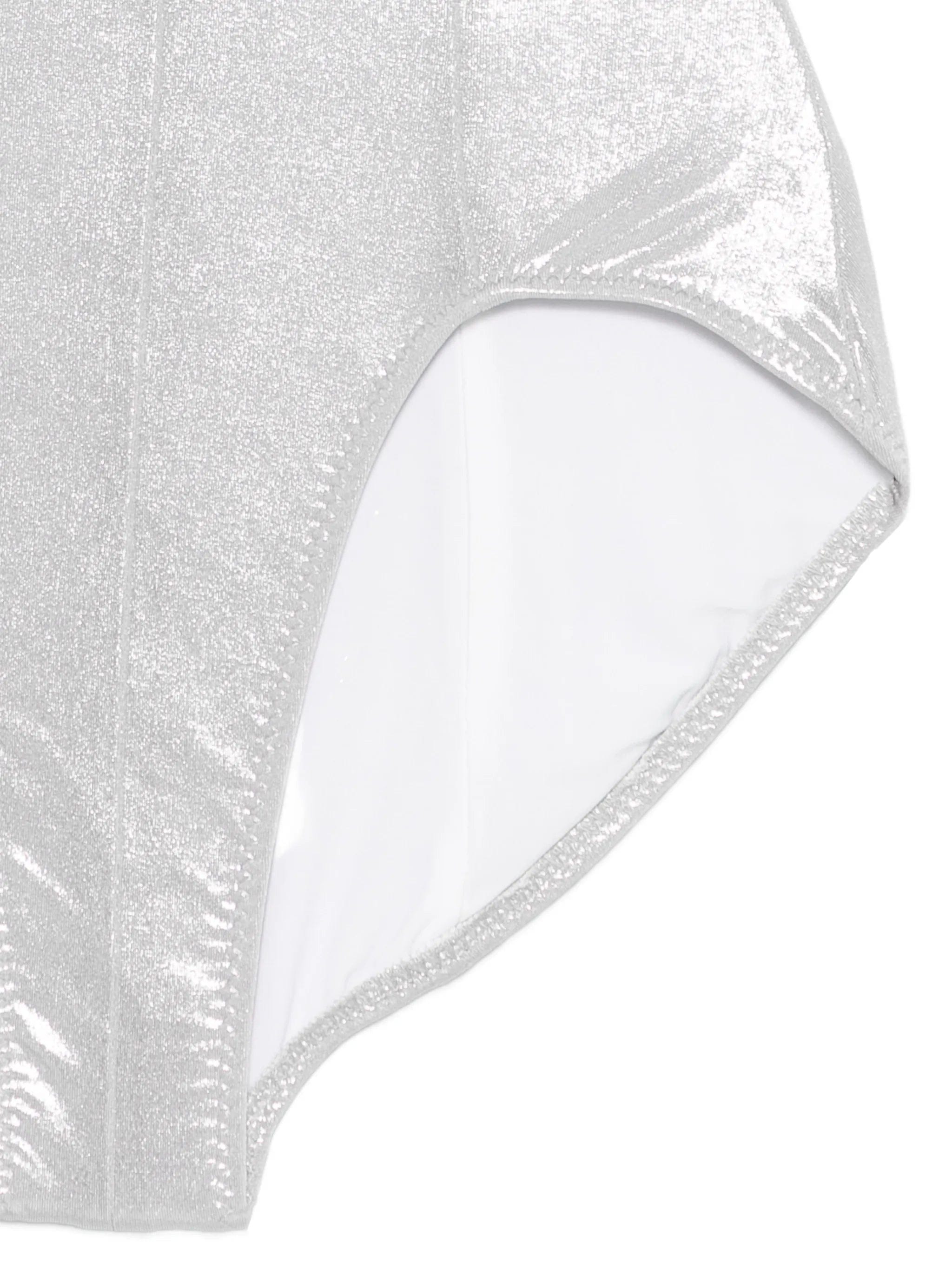 Norma Kamali Wonderwoman Mio metallic swimsuit