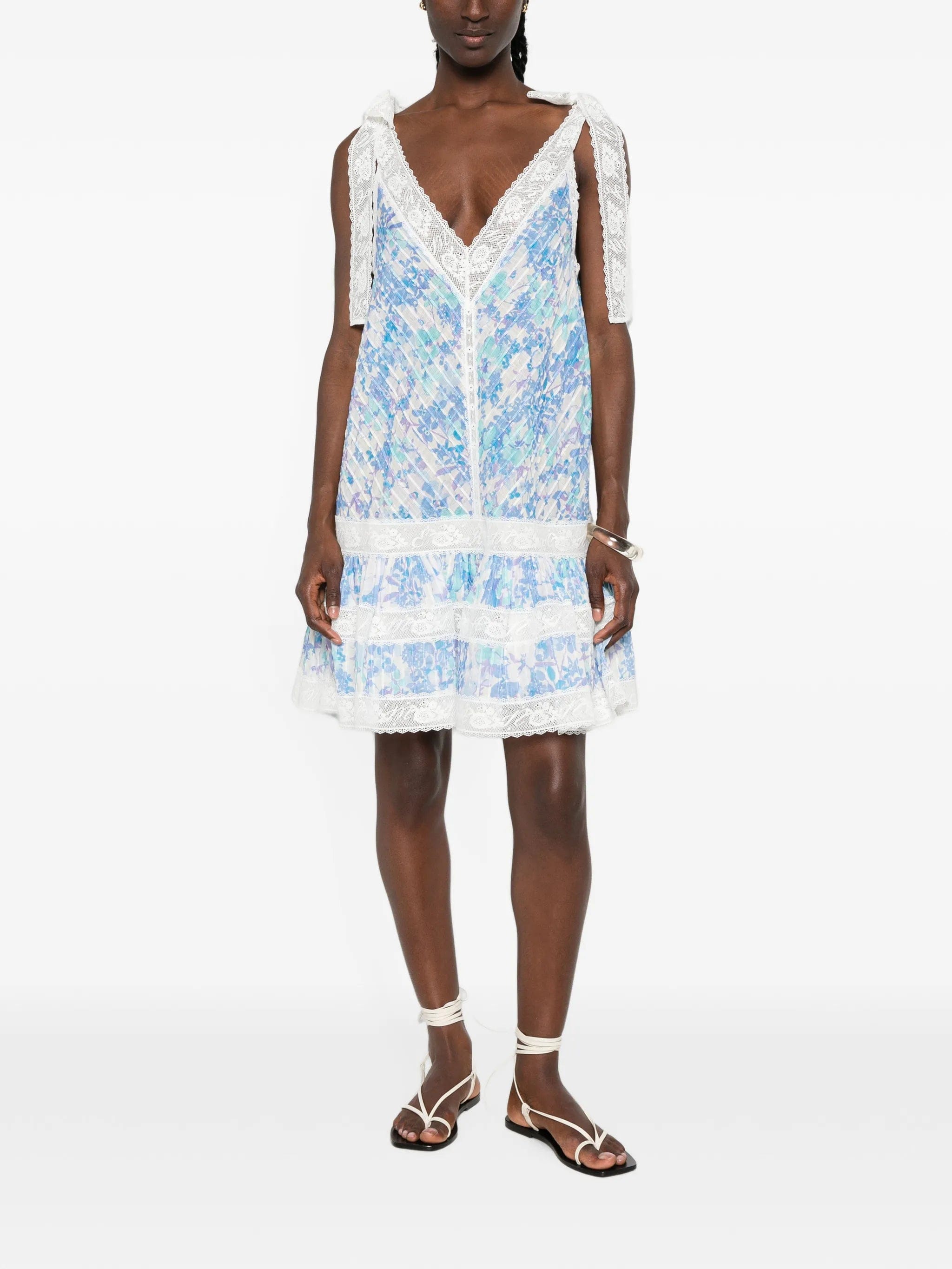 Zimmermann Solstice floral - print mini dress