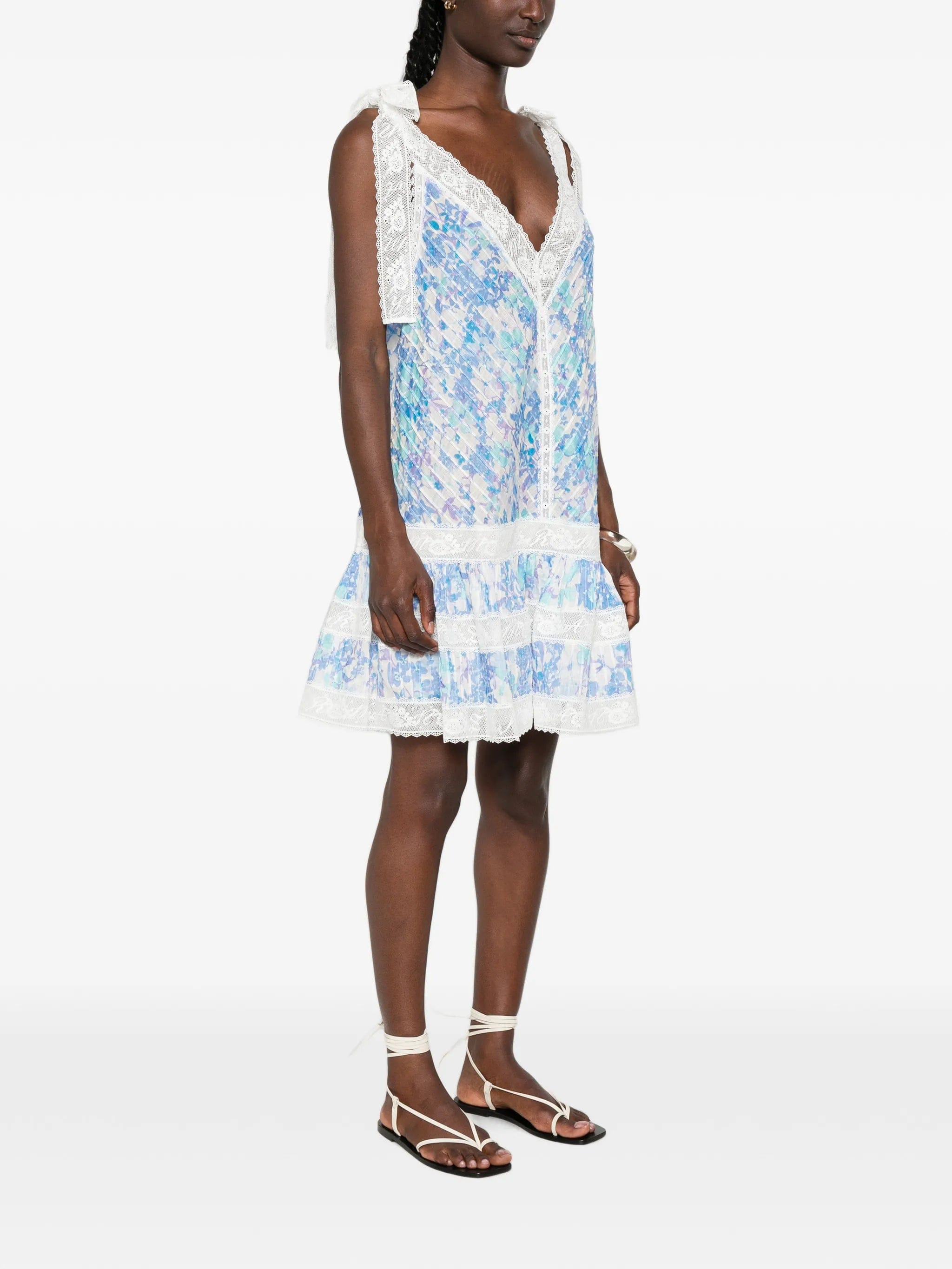 Zimmermann Solstice floral - print mini dress