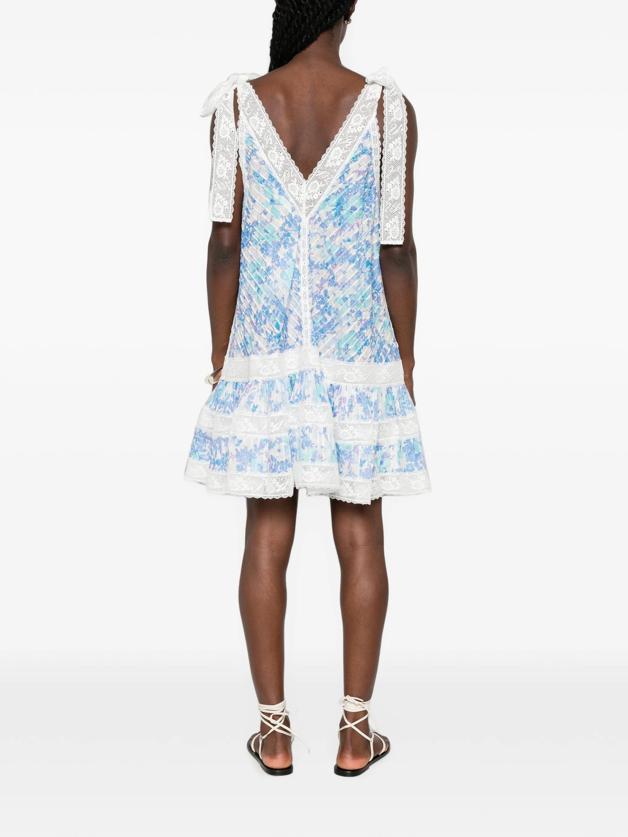 Zimmermann Solstice floral - print mini dress