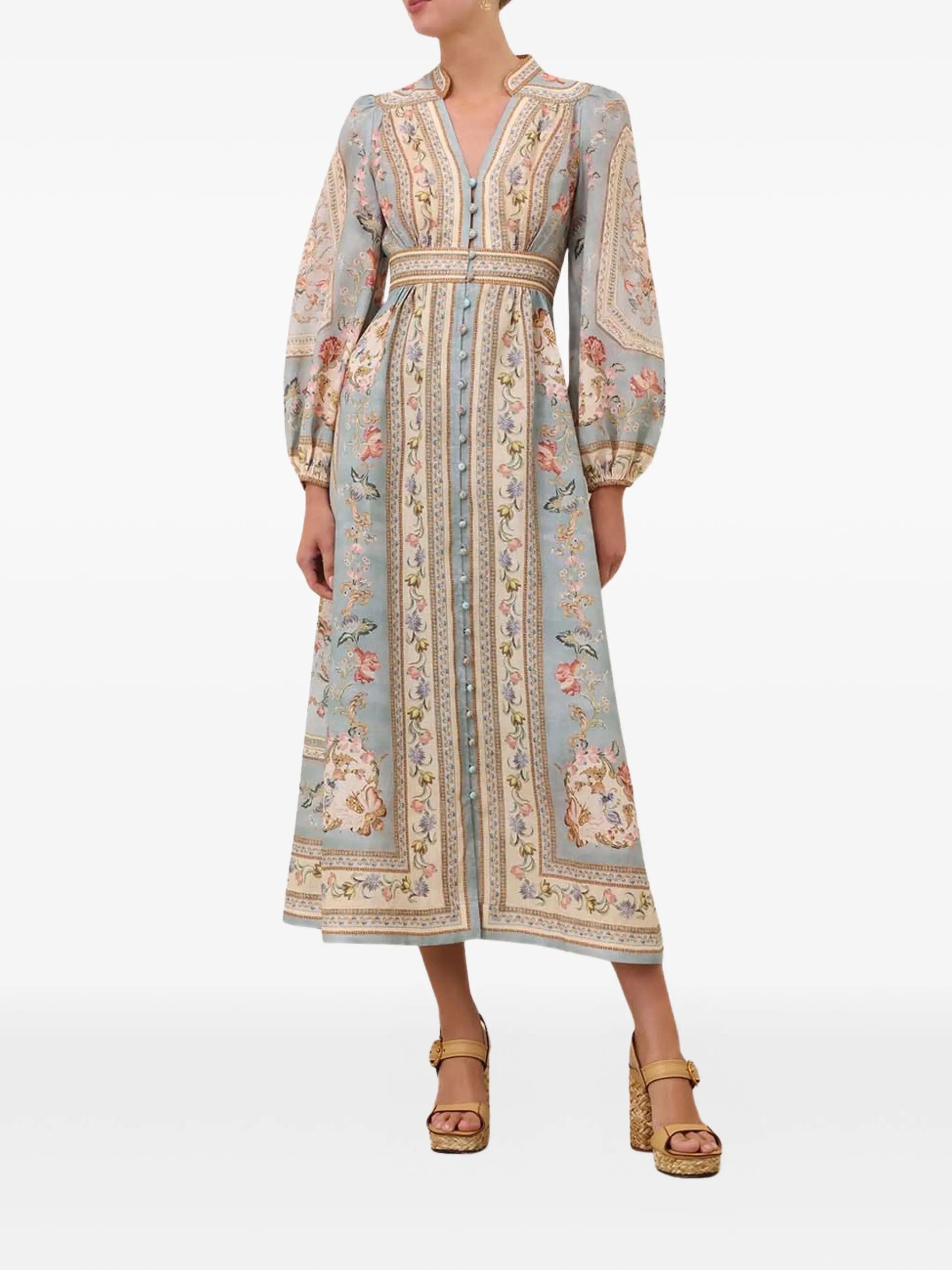 Zimmermann Roselight floral - print dress