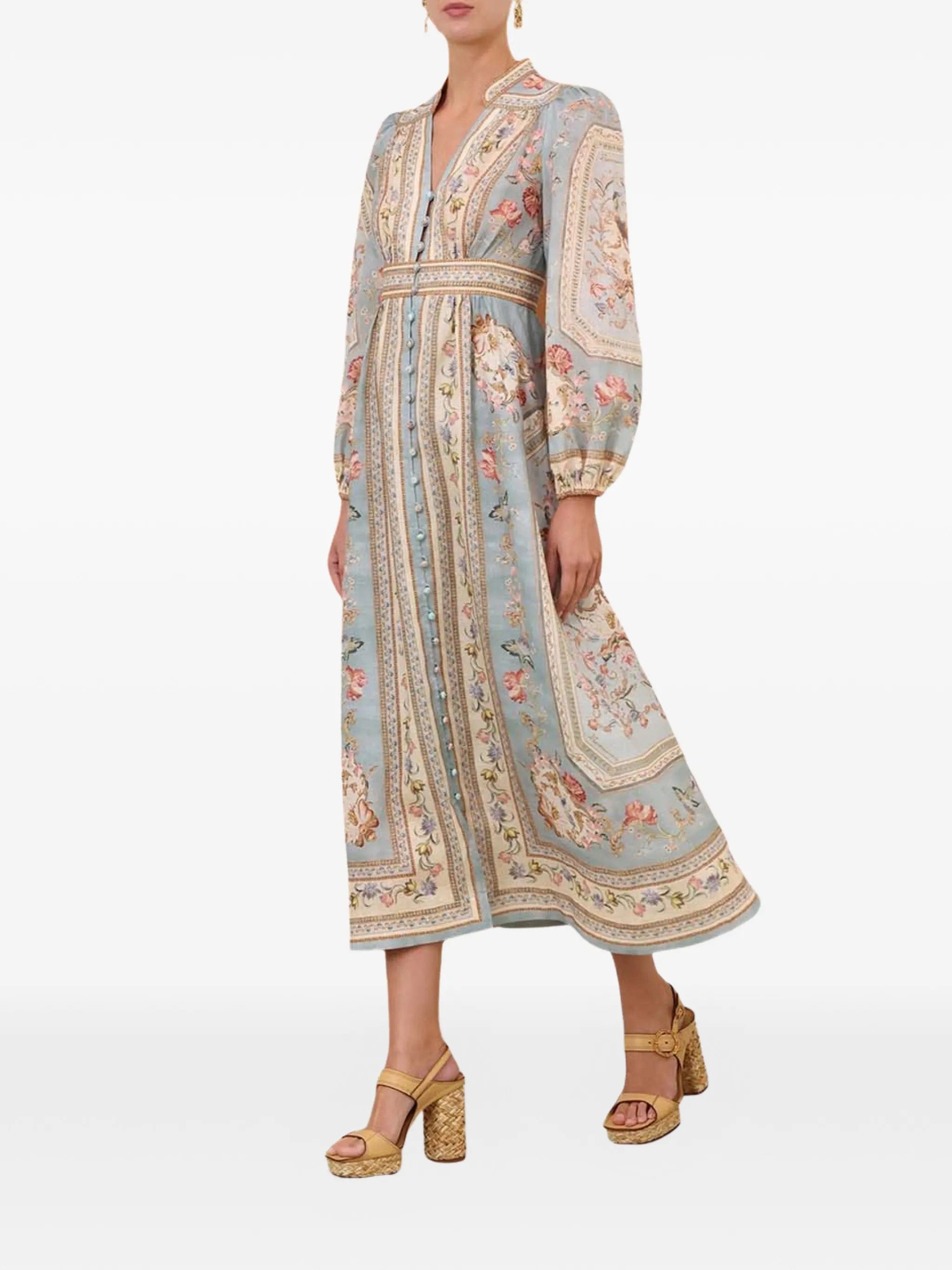 Zimmermann Roselight floral - print dress