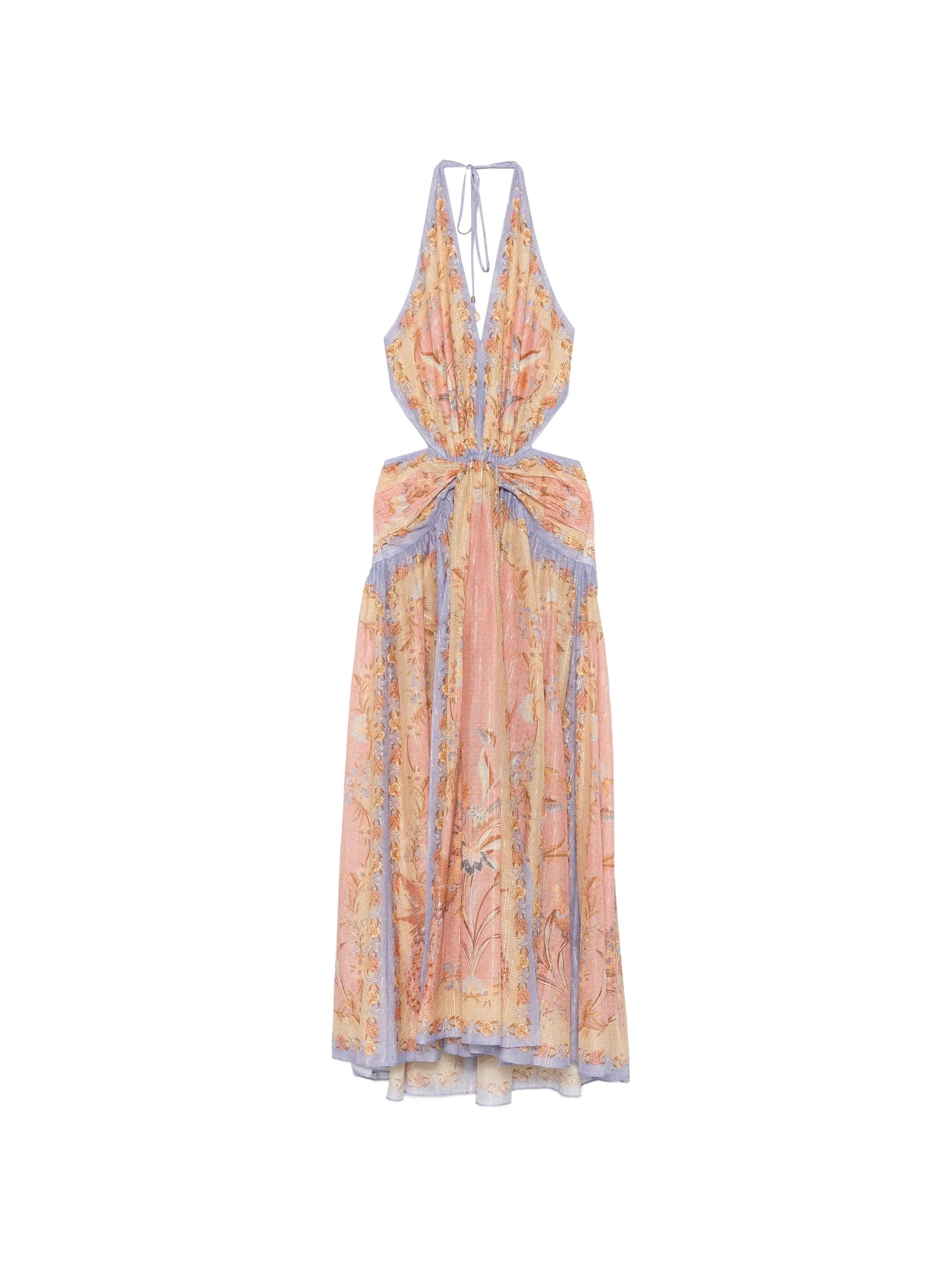 Zimmermann Indra plunge - neck maxi dress