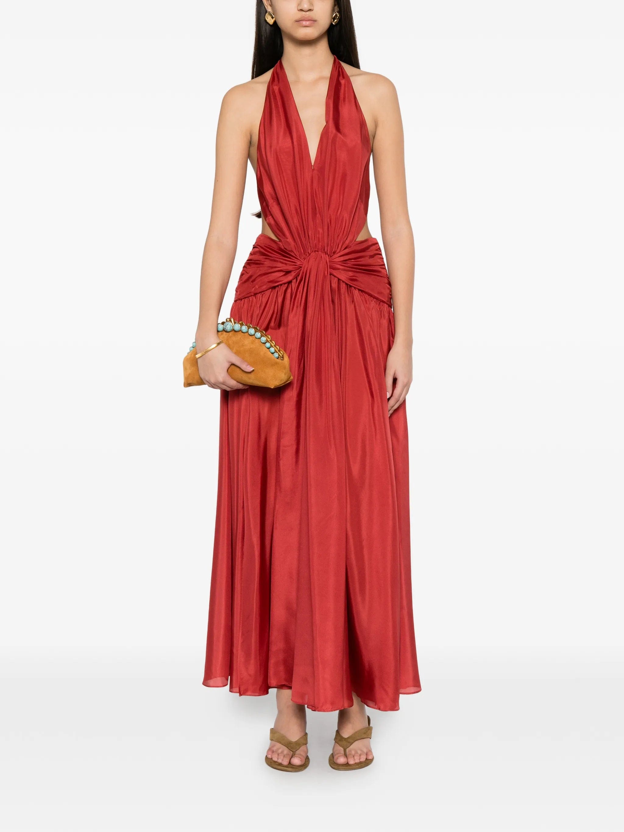 Zimmermann Indra plunge - neck dress