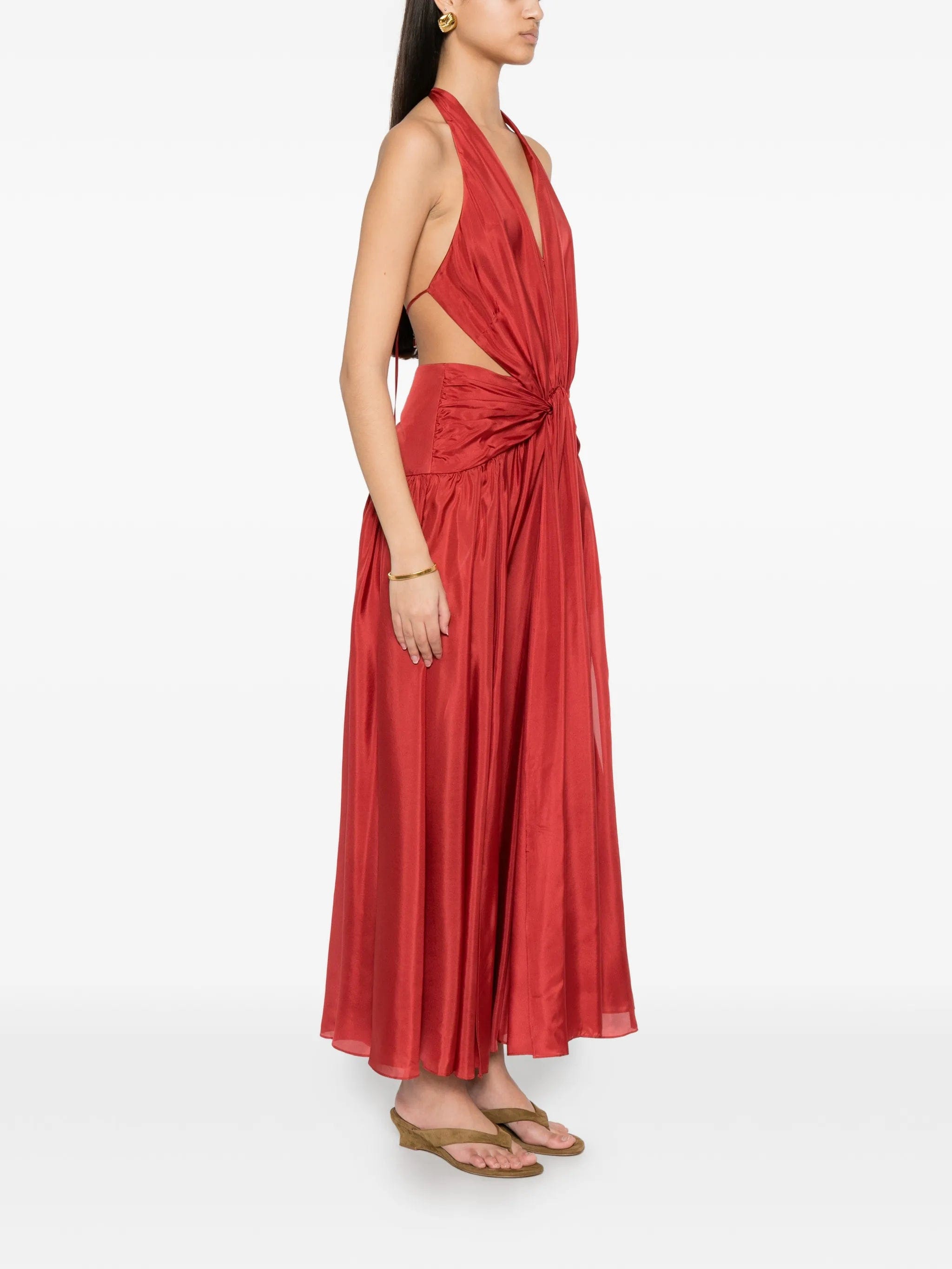 Zimmermann Indra plunge - neck dress