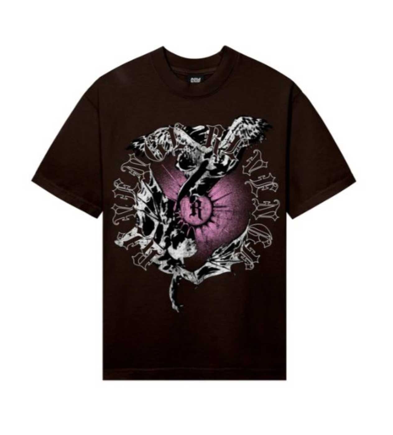 Revenge x G Herbo Angel Disciple T-Shirt Brown