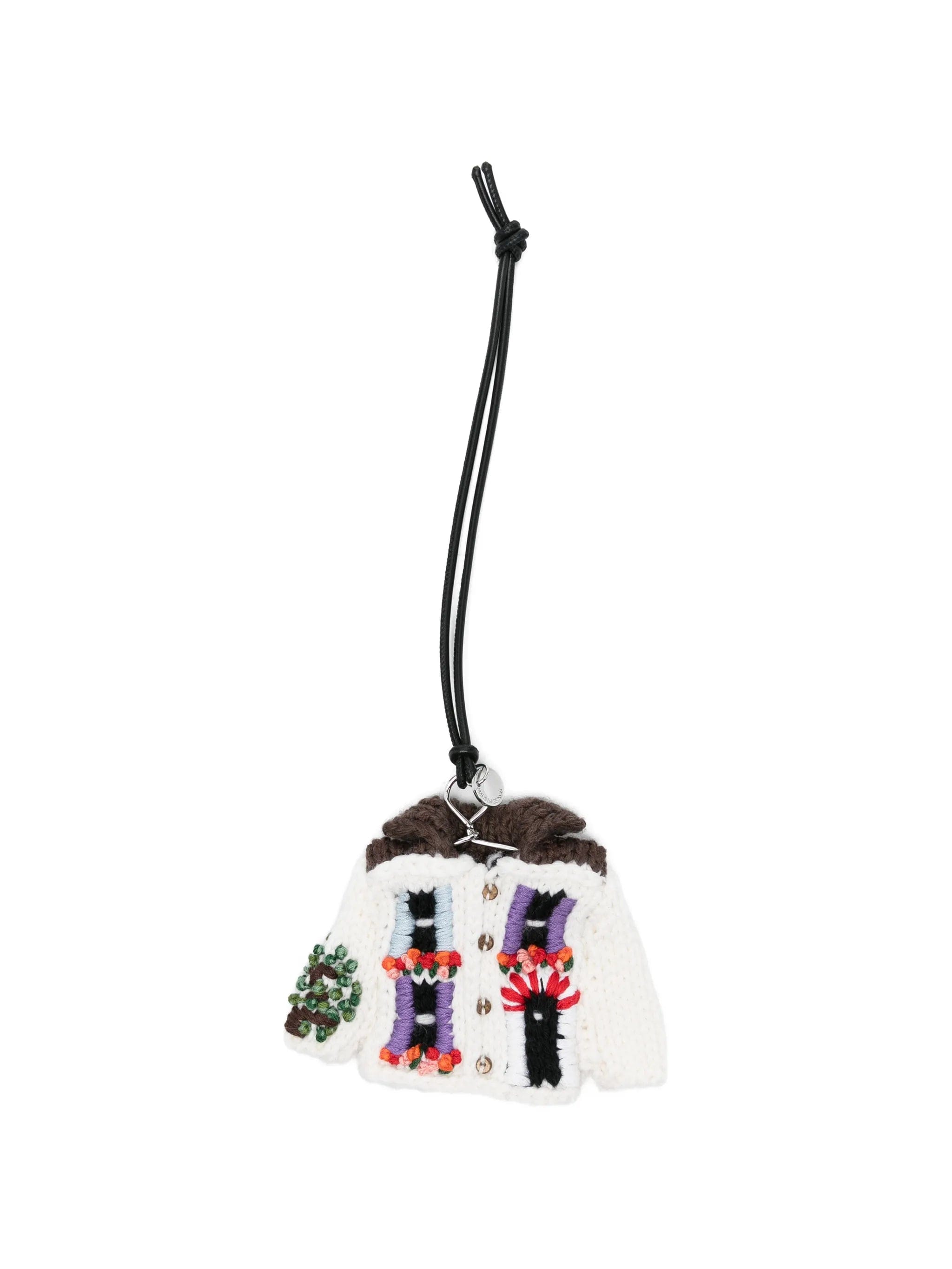JW Anderson knitted house charm keyring