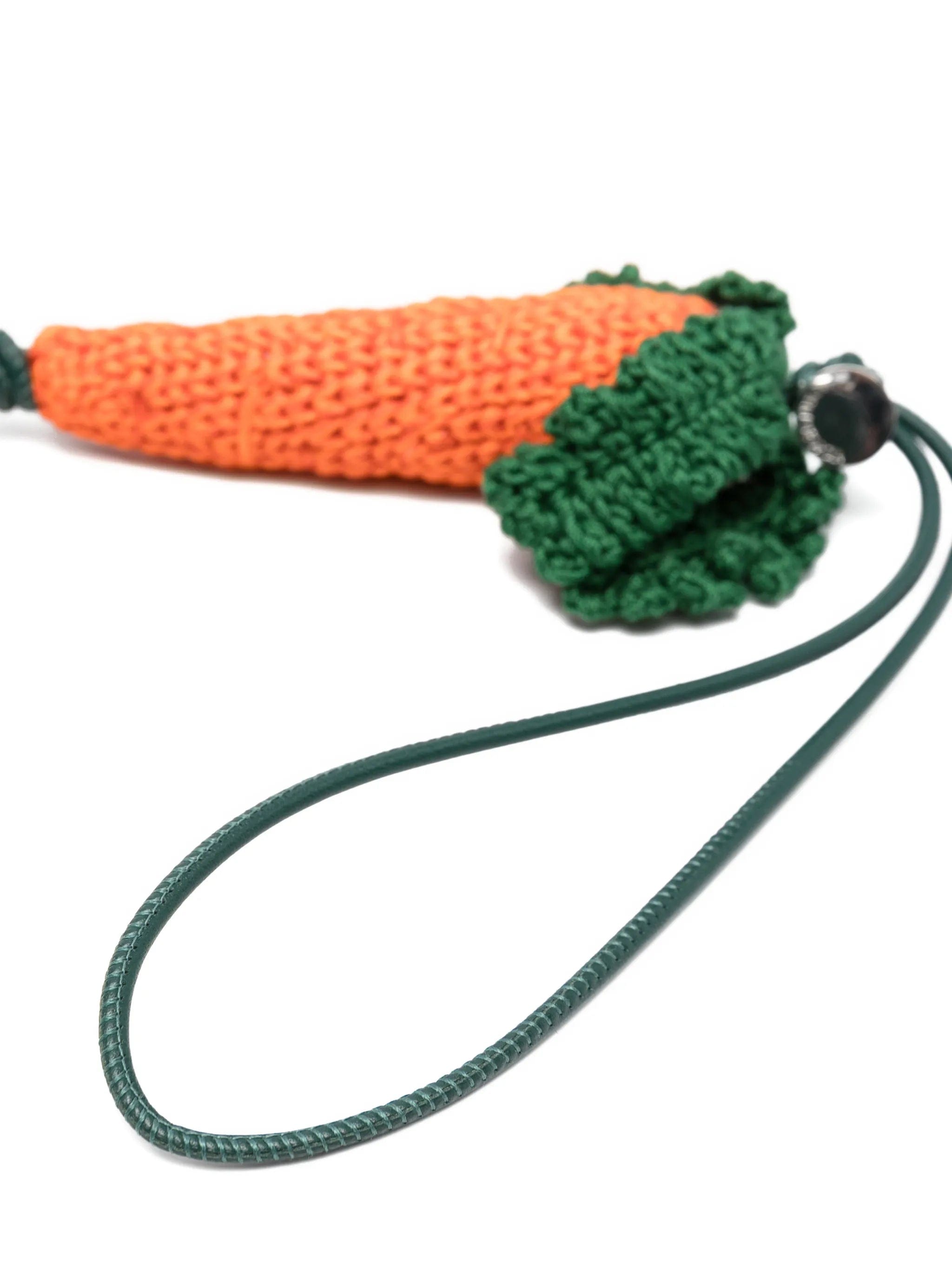JW Anderson crocheted - carrot charm