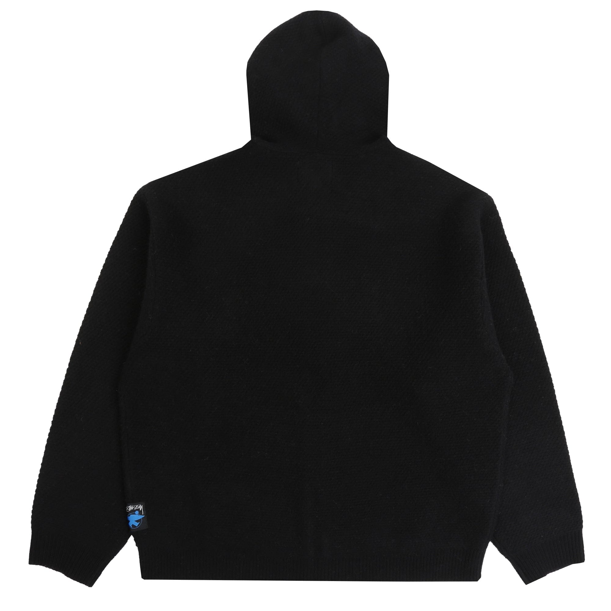 STÜSSY TEXTURED ZIP HOODED SWEATER