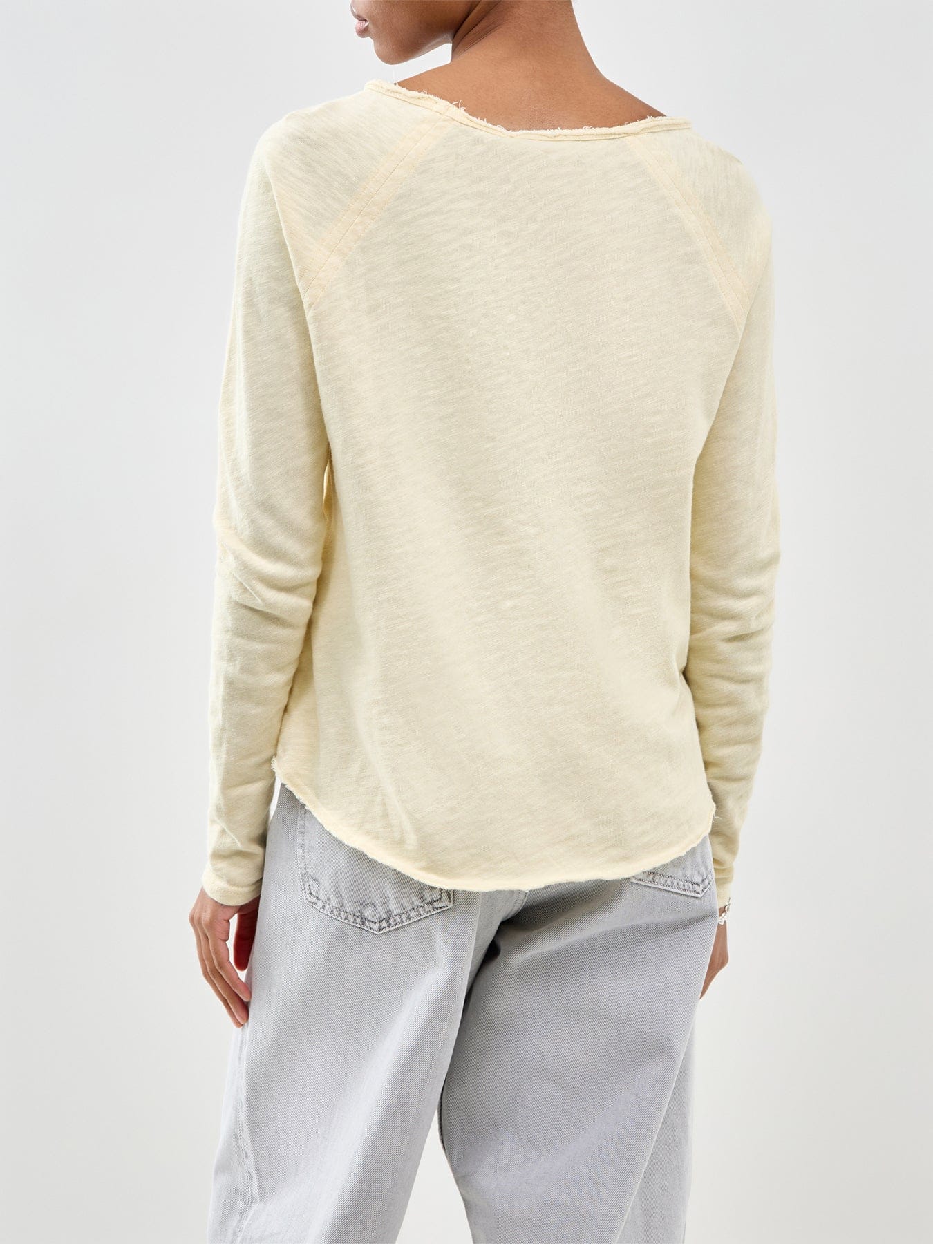 American Vintage Sonoma Long Sleeve T - Shirt Yellow