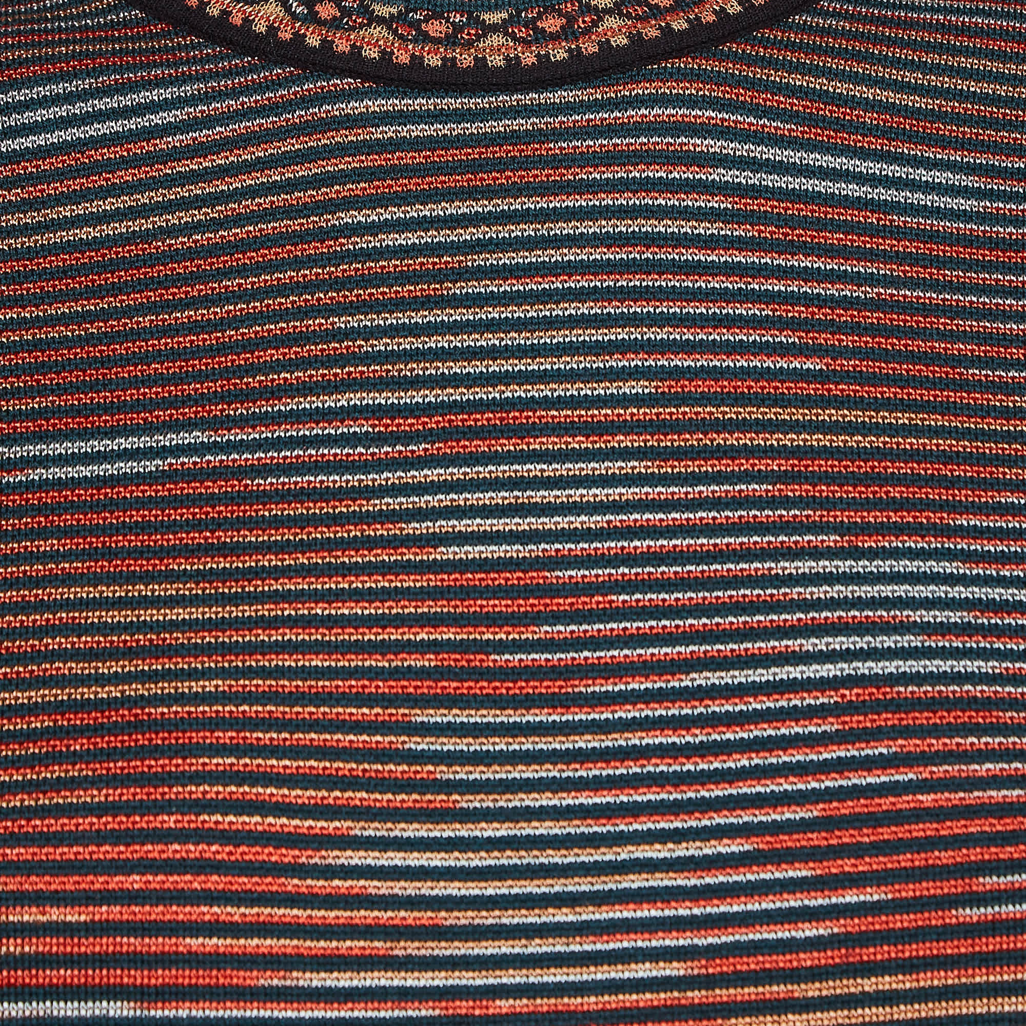 M Missoni Multicolor Patterned Knit Top
