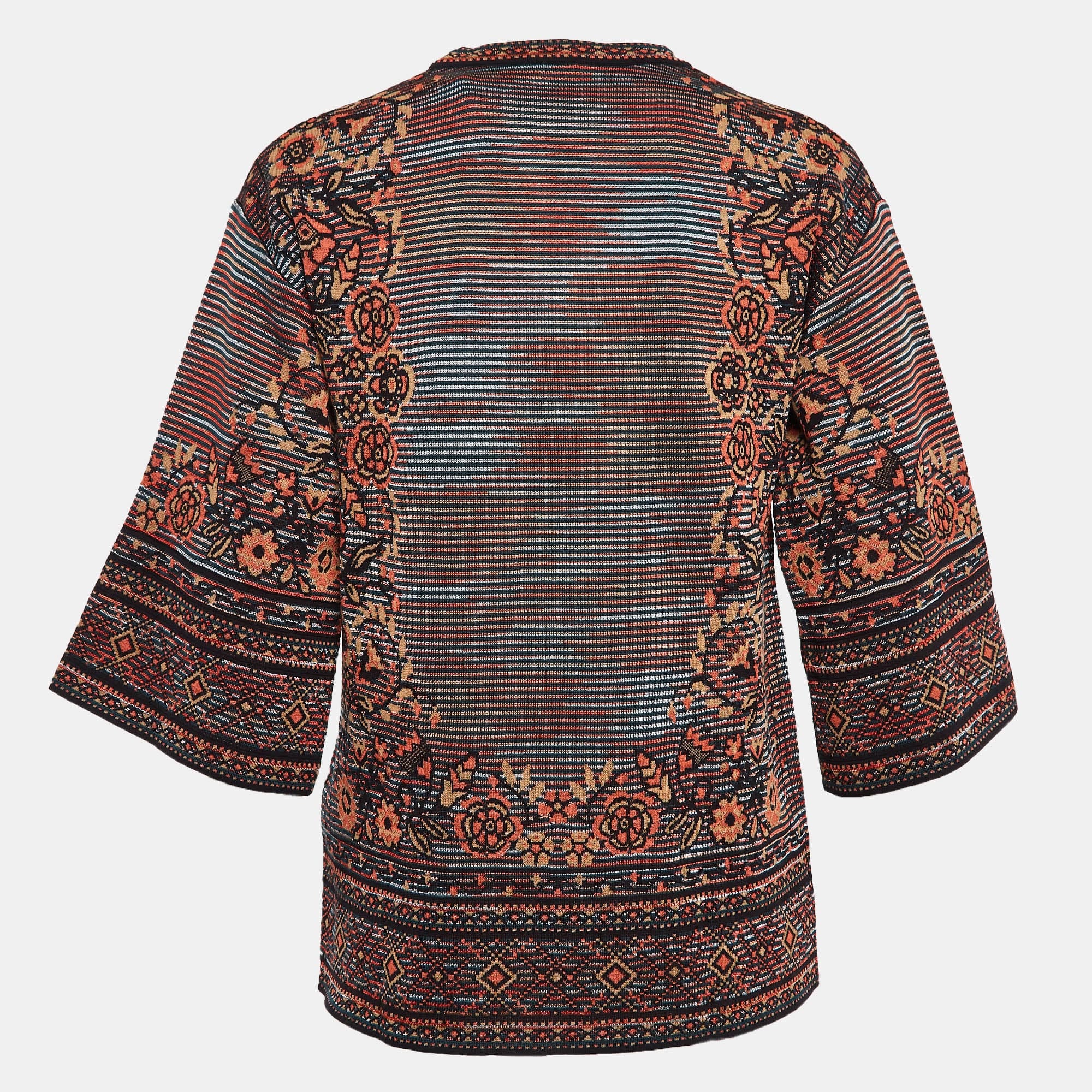 M Missoni Multicolor Patterned Knit Top