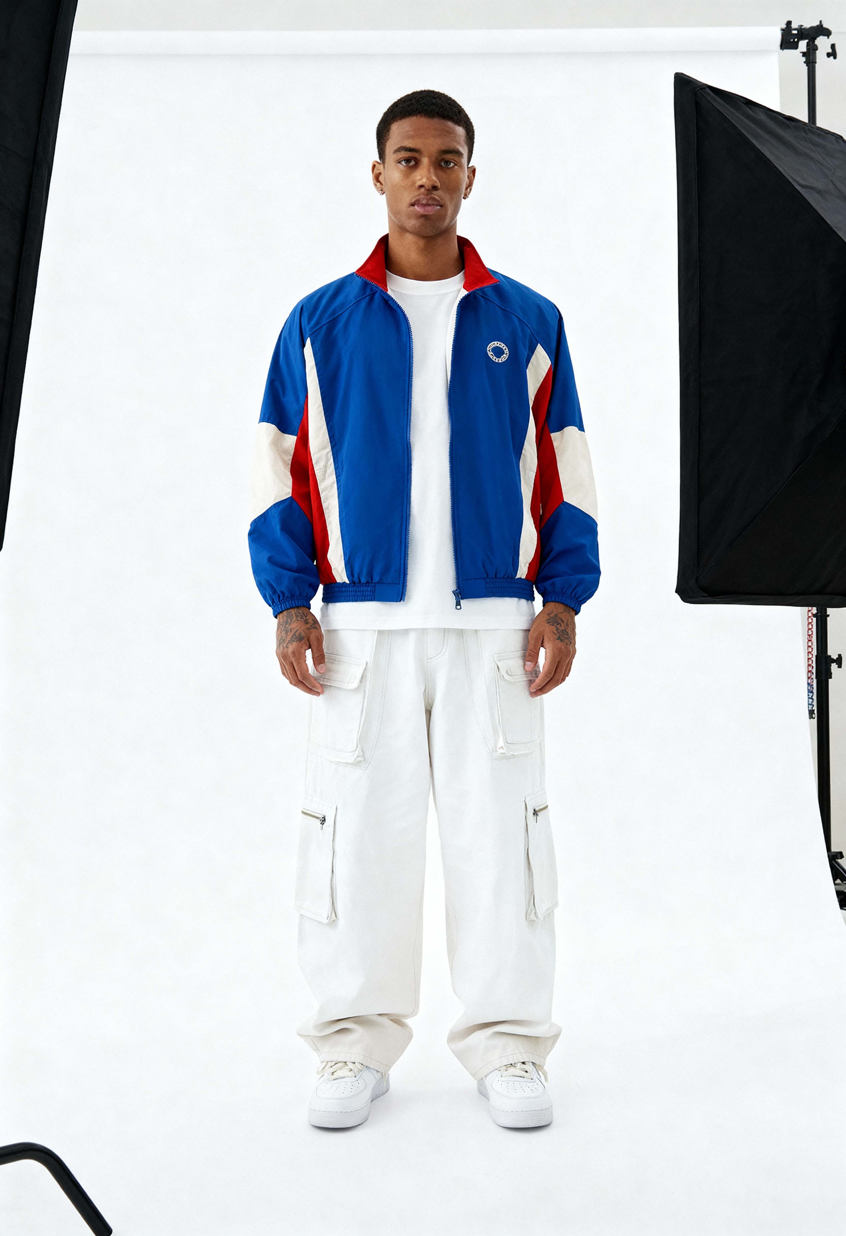 Vintage '80s Track Jacket // Blue