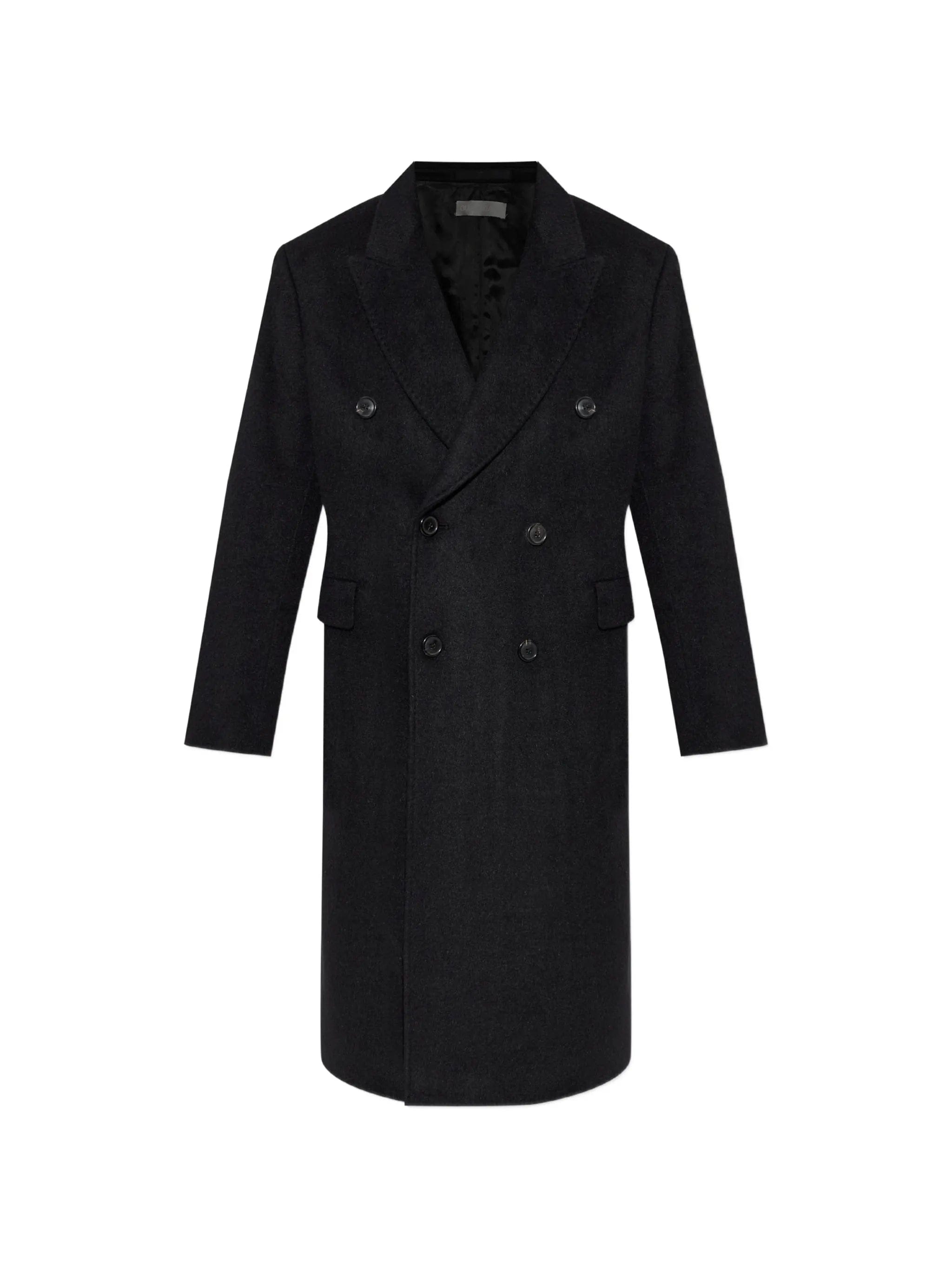 OUR Legacy double - breasted hairy - wool coat