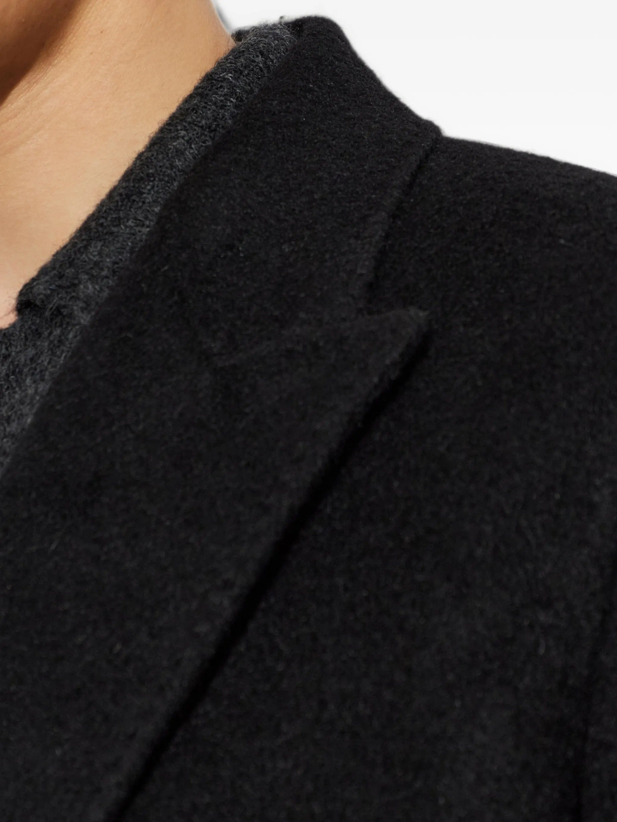 OUR Legacy double - breasted hairy - wool coat