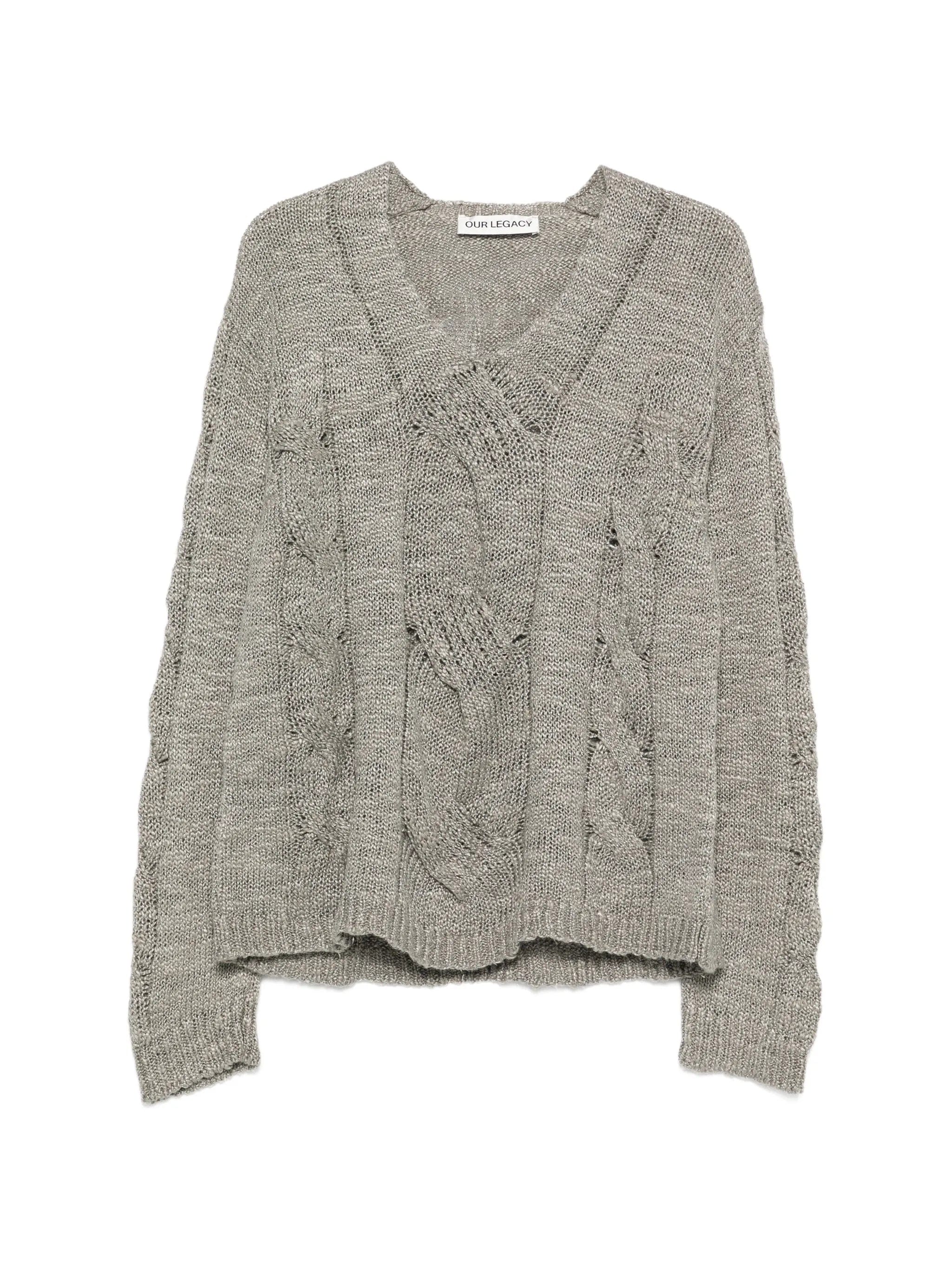 OUR Legacy Link cable - knit sweater