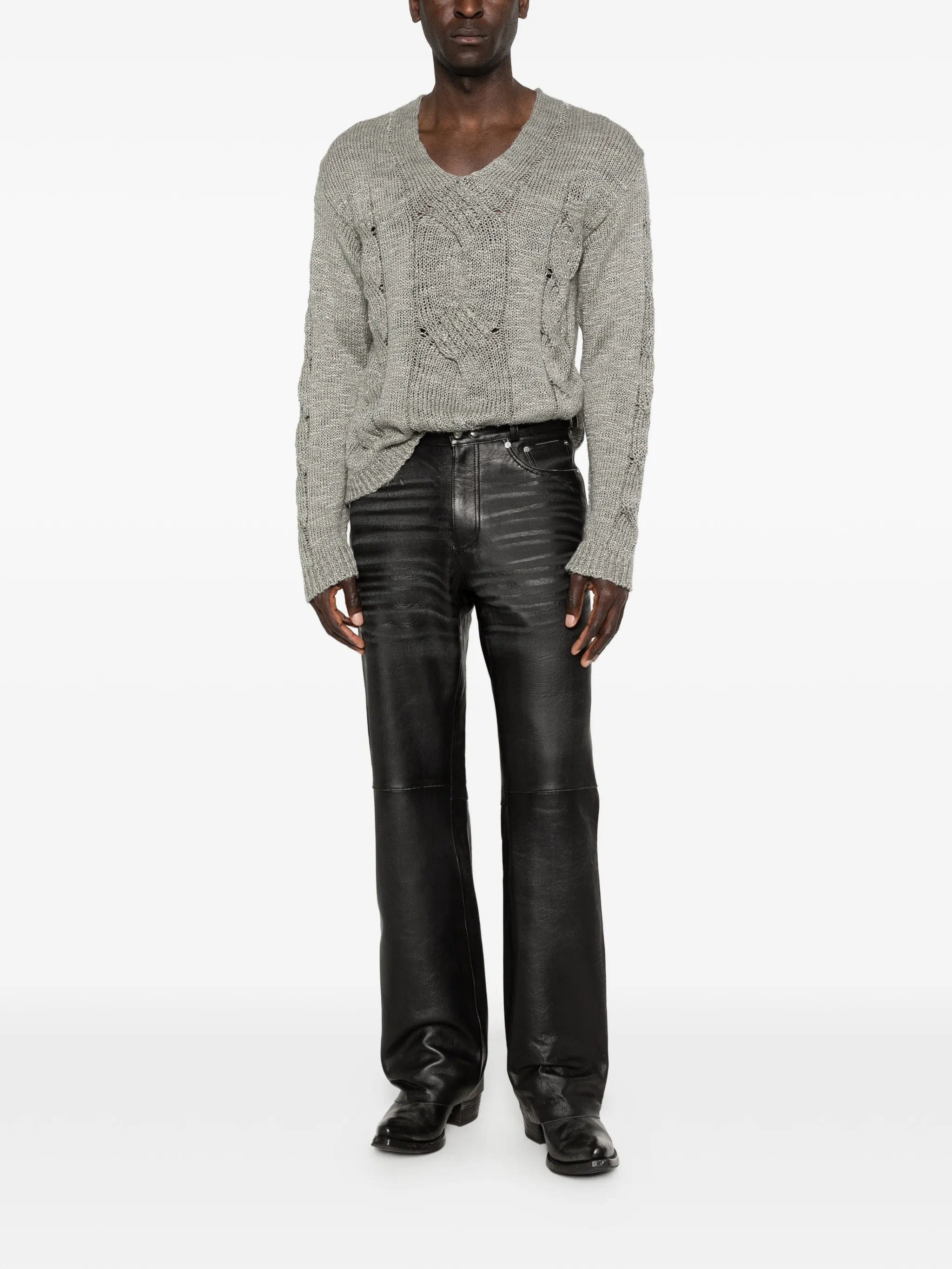 OUR Legacy Link cable - knit sweater