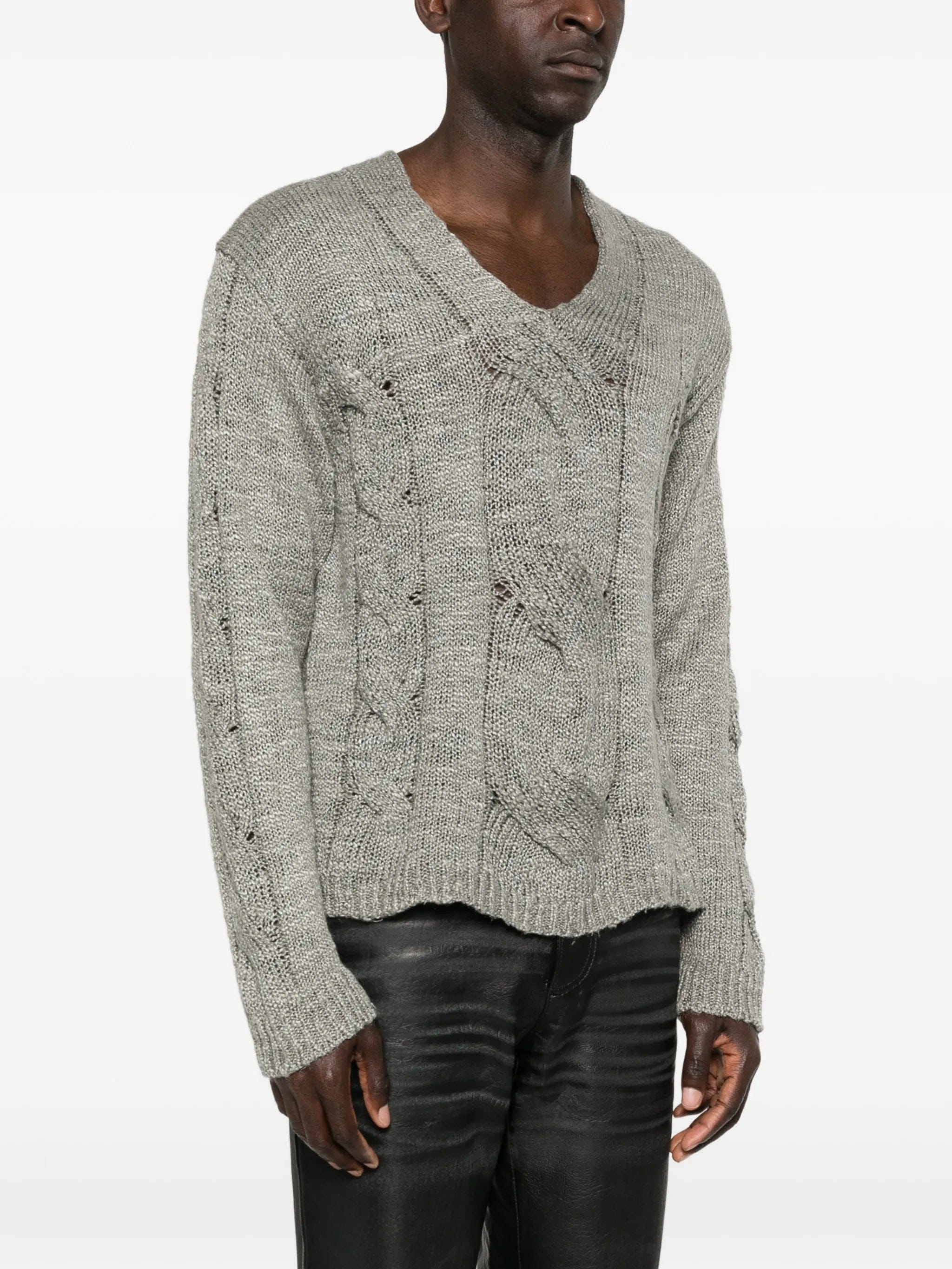 OUR Legacy Link cable - knit sweater