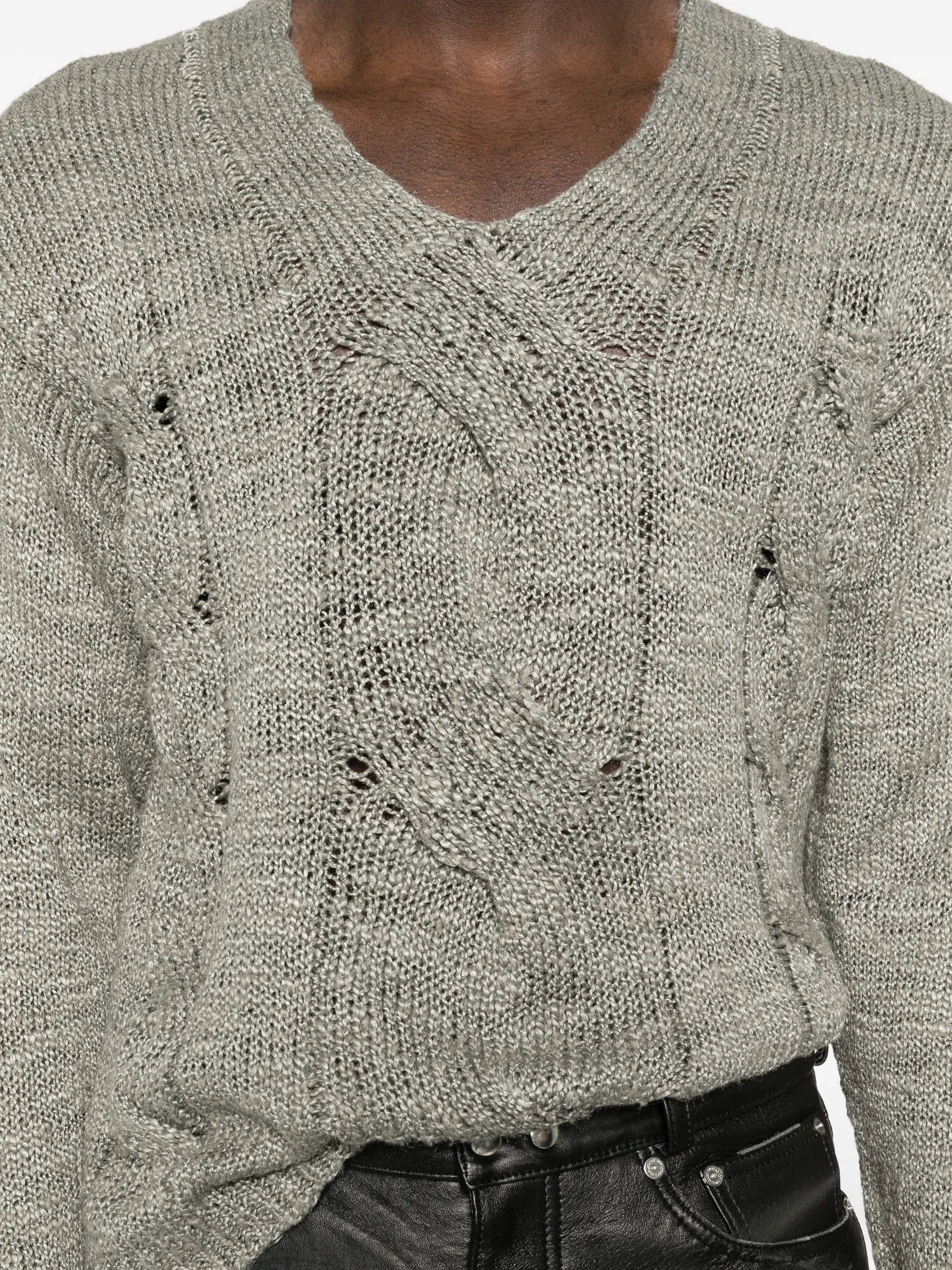 OUR Legacy Link cable - knit sweater