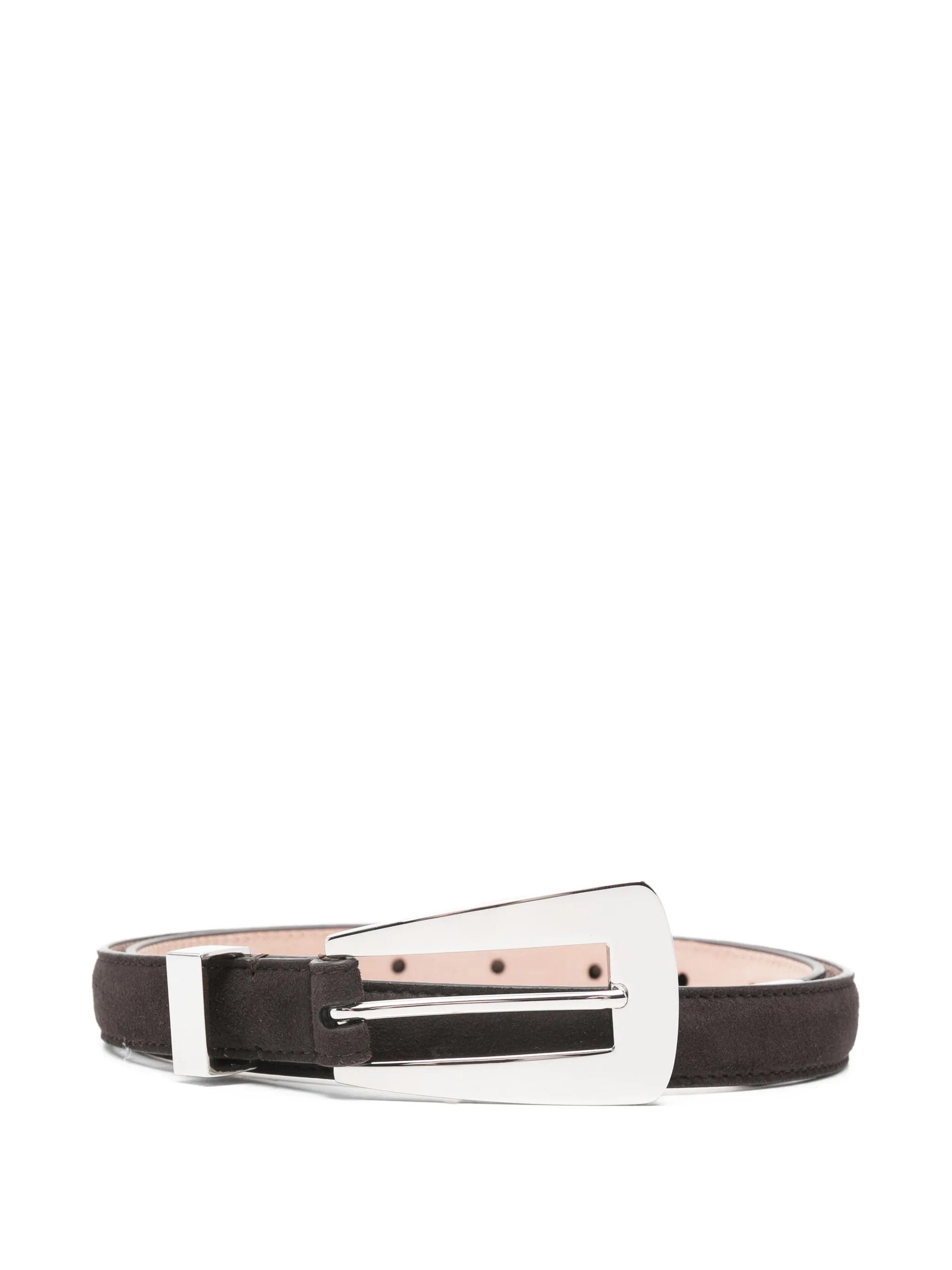Khaite small Lucca suede belt