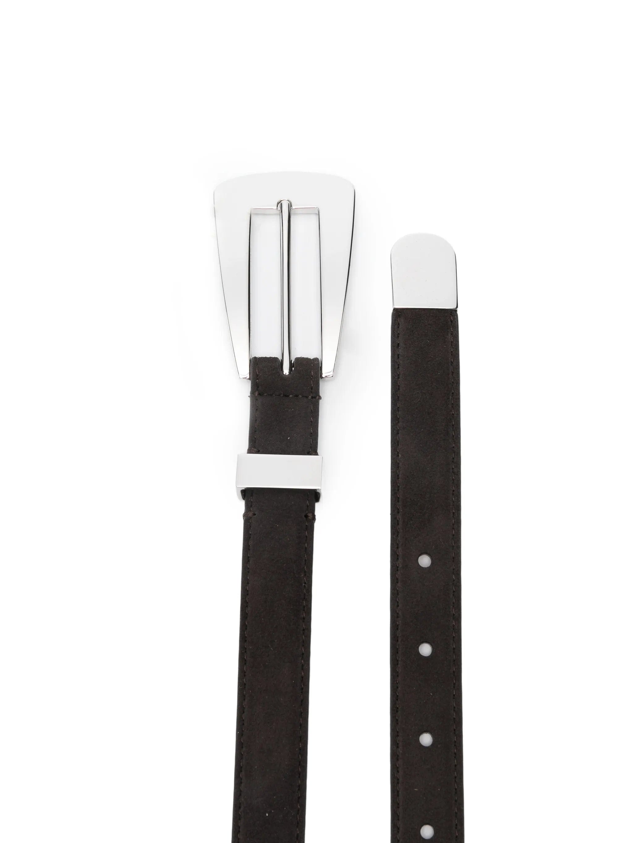 Khaite small Lucca suede belt