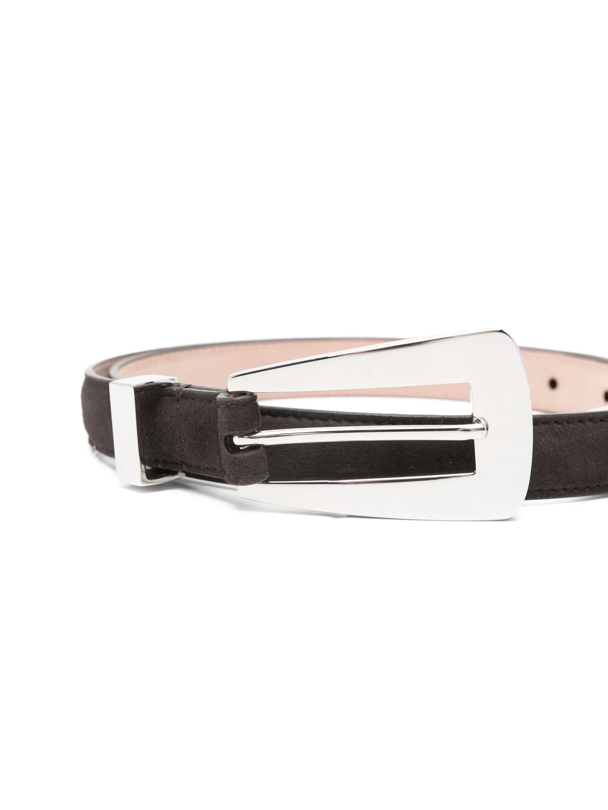 Khaite small Lucca suede belt