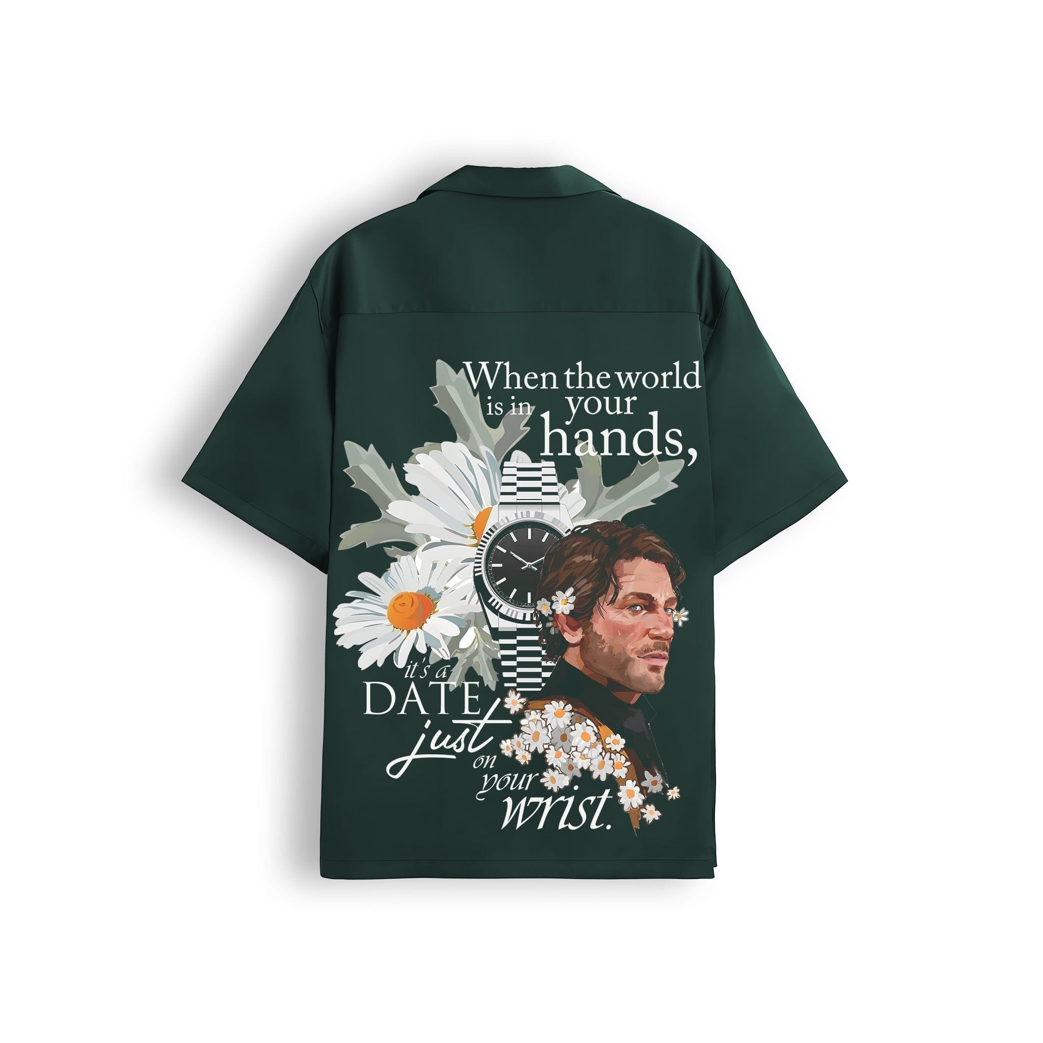Recnstrct DATEjust shirt - Bottle green